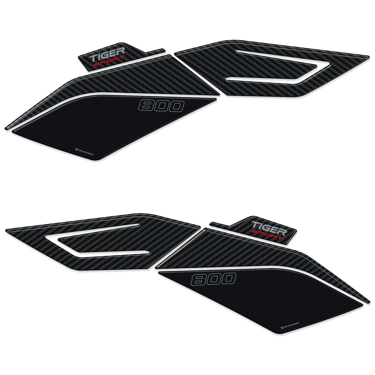 Resin Bike Motorcycle Stickers 3D Compatible with Tank Side | Triumph Tiger Sport 800 2025>2026 