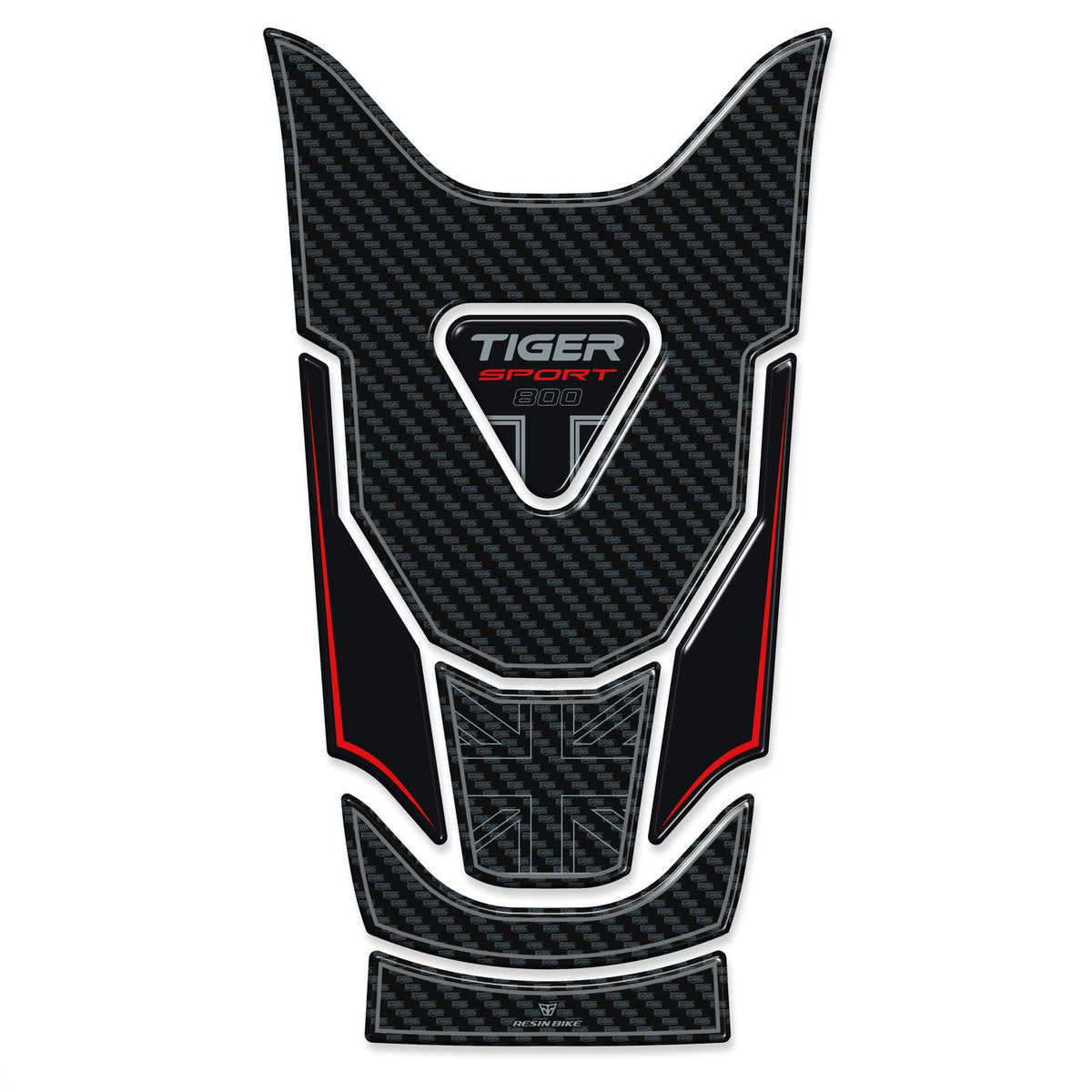 Resin Bike Motorcycle Stickers 3D Compatible with Tank Pad | Triumph Tiger Sport 800 2025>2026