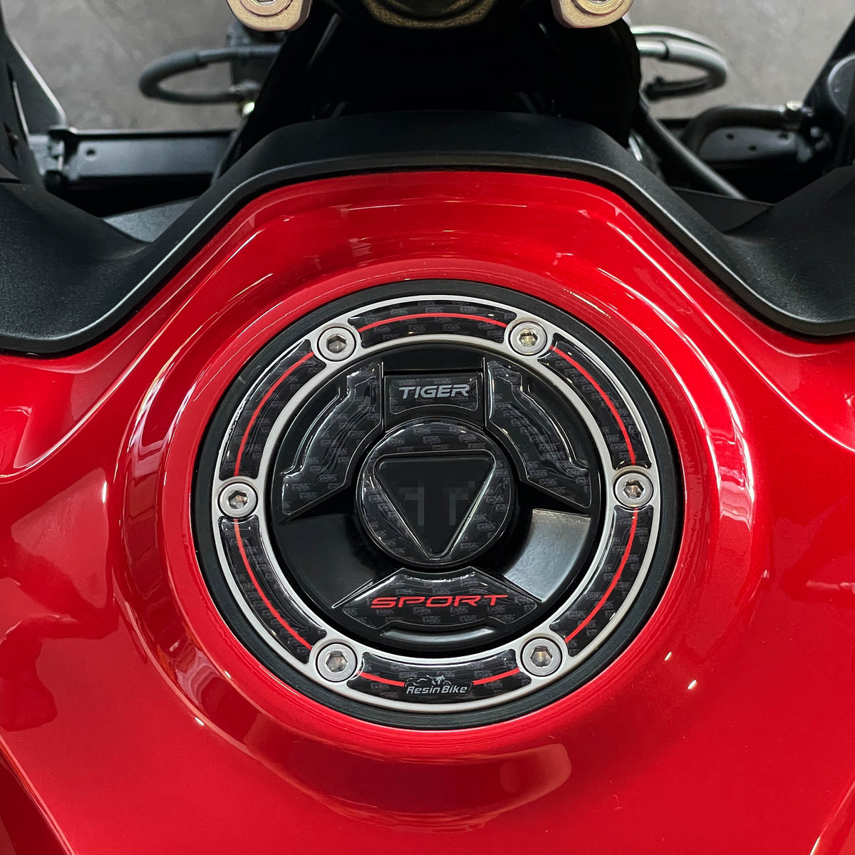 Resin Bike Kit Tank Basic Motorcycle Stickers 3D Compatible | Triumph Tiger Sport 800 2025>2026