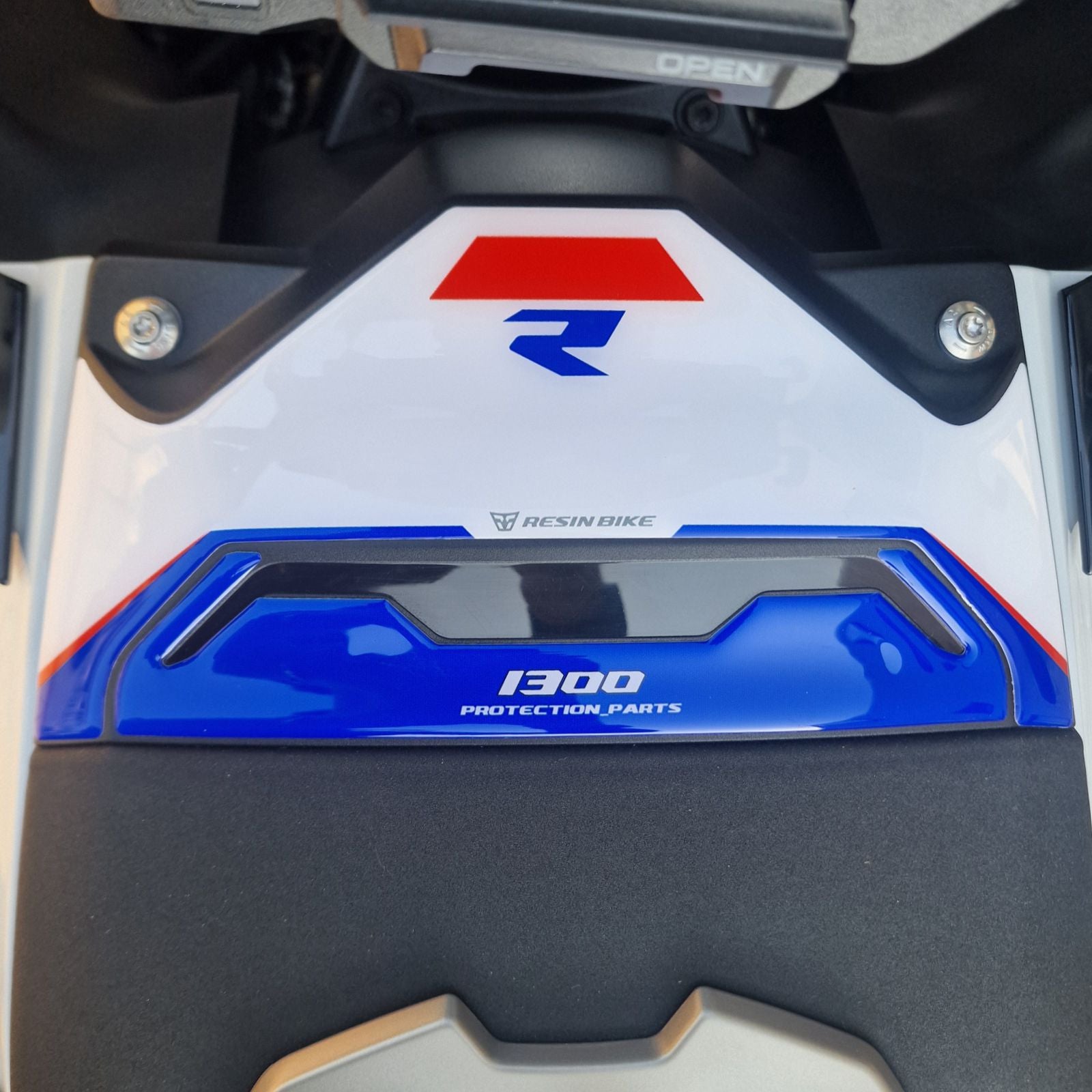 Resin Bike Motorcycle Stickers 3D Compatible with Upper Tank Pad | BMW R 1300 RS 2025>2026