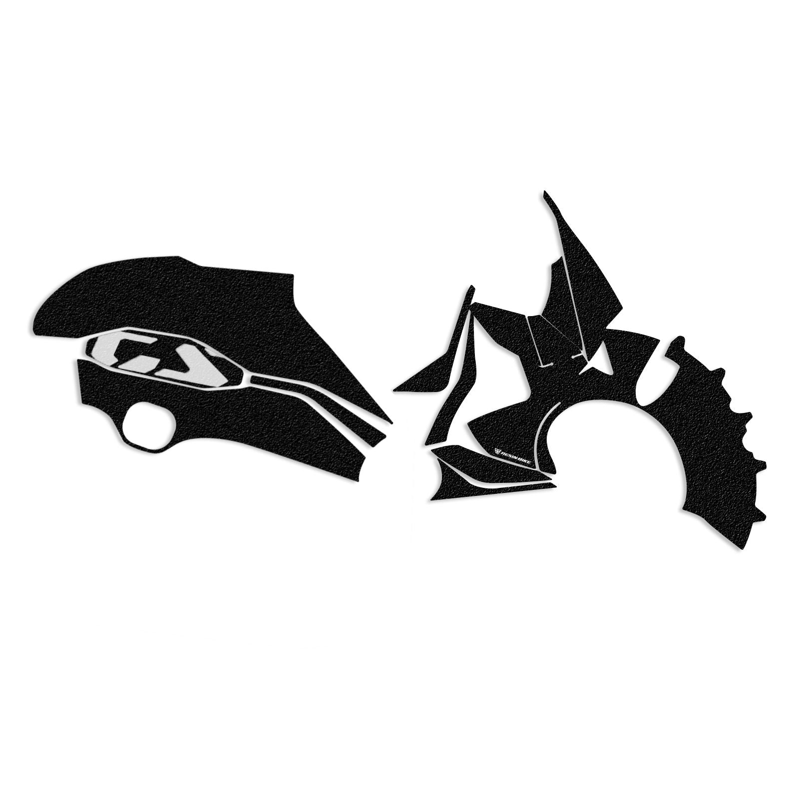Resin Bike Rough Crystal Stickers Compatible with Final Drive Swingarm | BMW R 1300 GS /GS Adventure 2023>2026