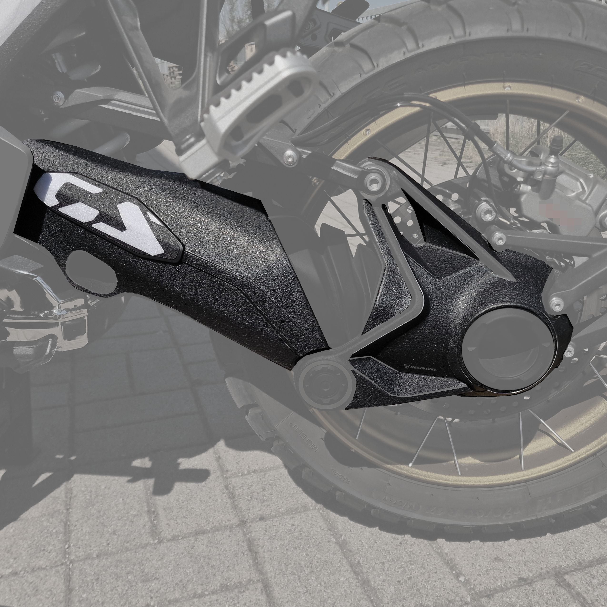 Resin Bike Rough Crystal Stickers Compatible with Final Drive Swingarm | BMW R 1300 GS /GS Adventure 2023>2026