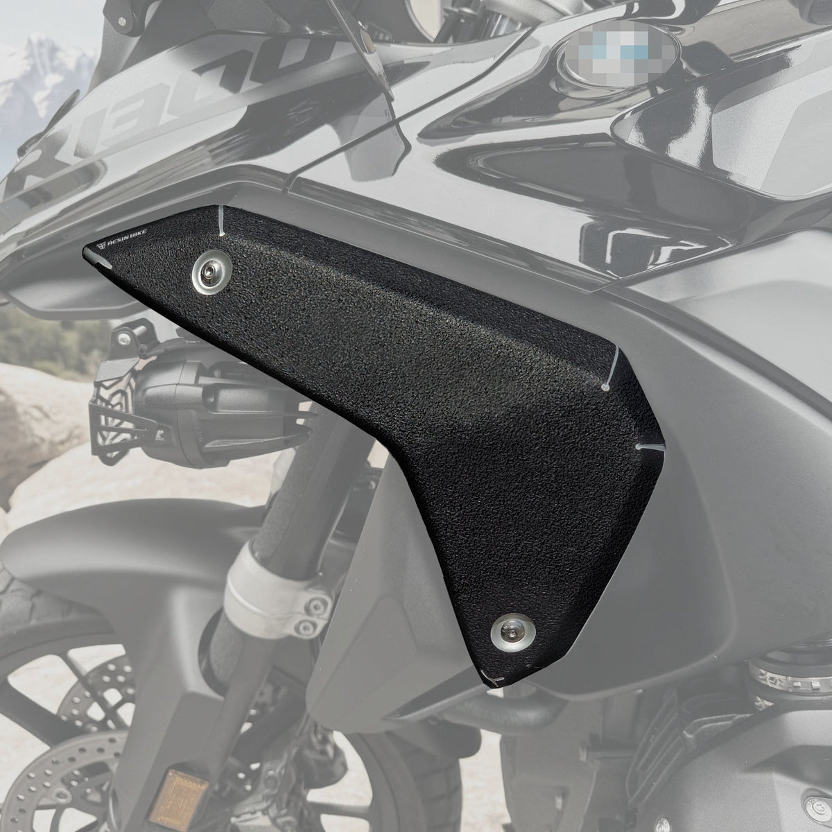 Resin Bike Rough Crystal Stickers Compatible with Side Panels | BMW R 1300 GS 2023>2026