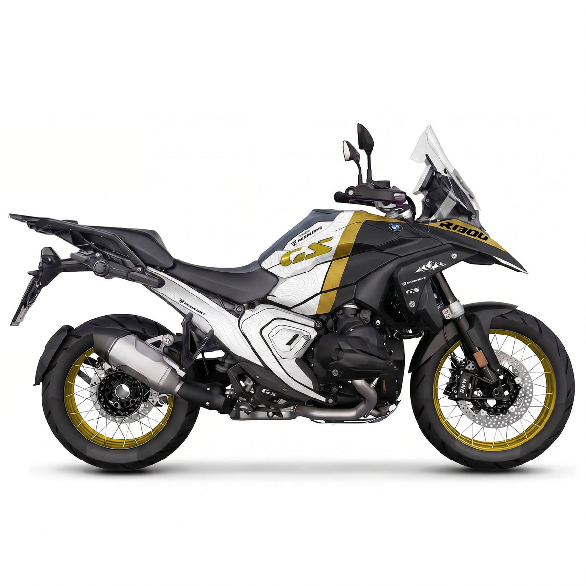 Resin Bike Rough Crystal Graphic Kit Full Tank Grip | BMW R 1300 GS 2023>2026