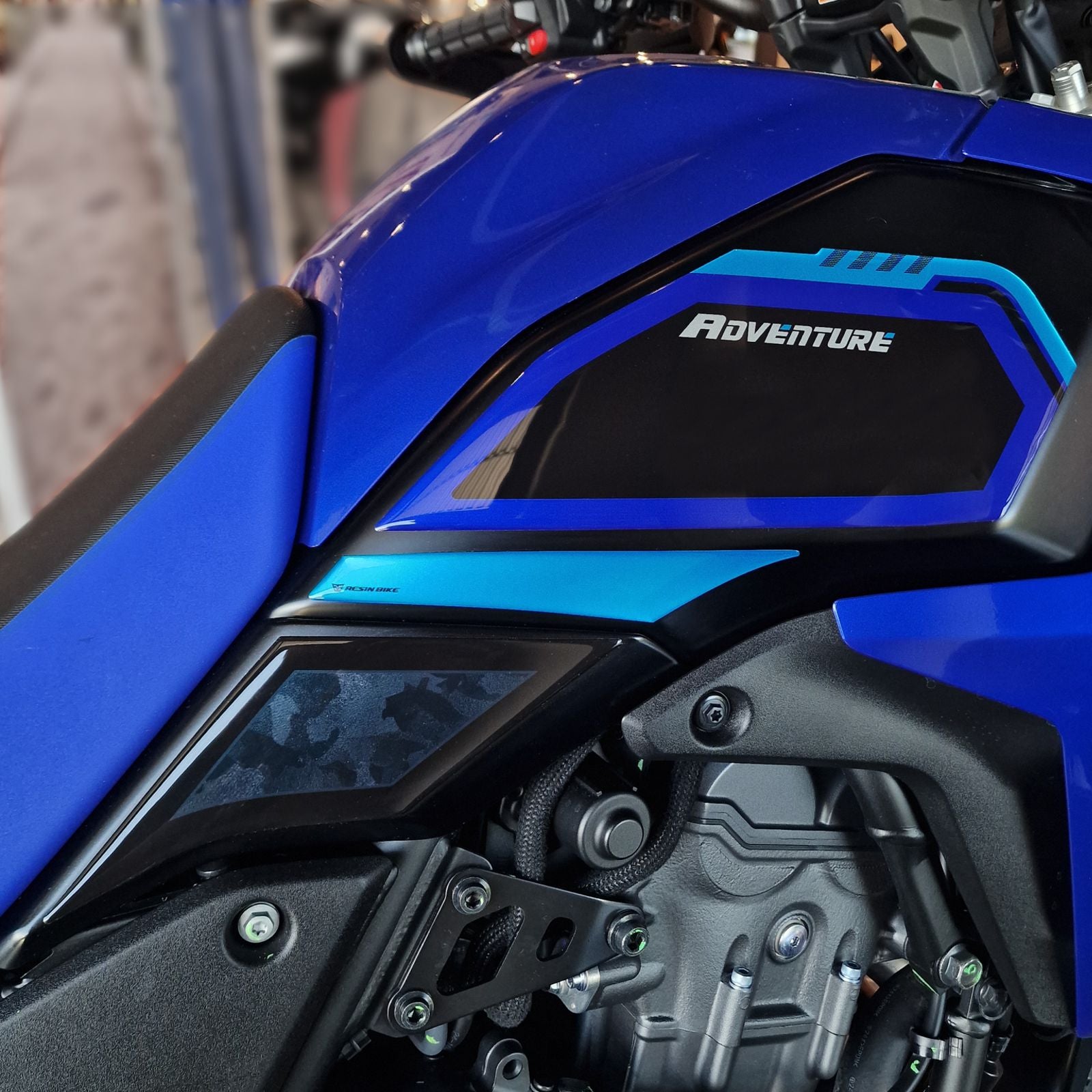 Resin Bike Motorcycle Stickers 3D Compatible Tank Side | Yamaha Tenere 700 2025>2026 RB-1000827200002