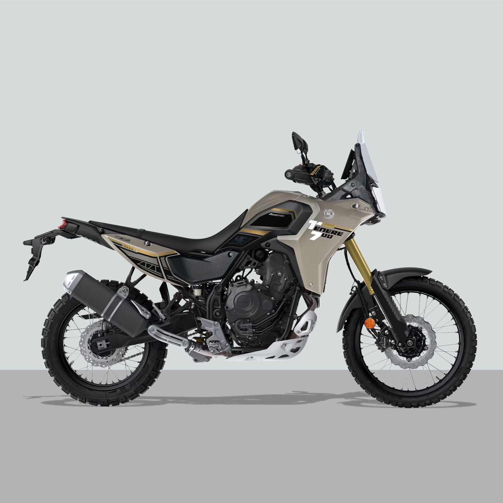 Resin Bike Kit Tank Full Stickers 3D Compatible | Yamaha Tenere 700 2025>2026