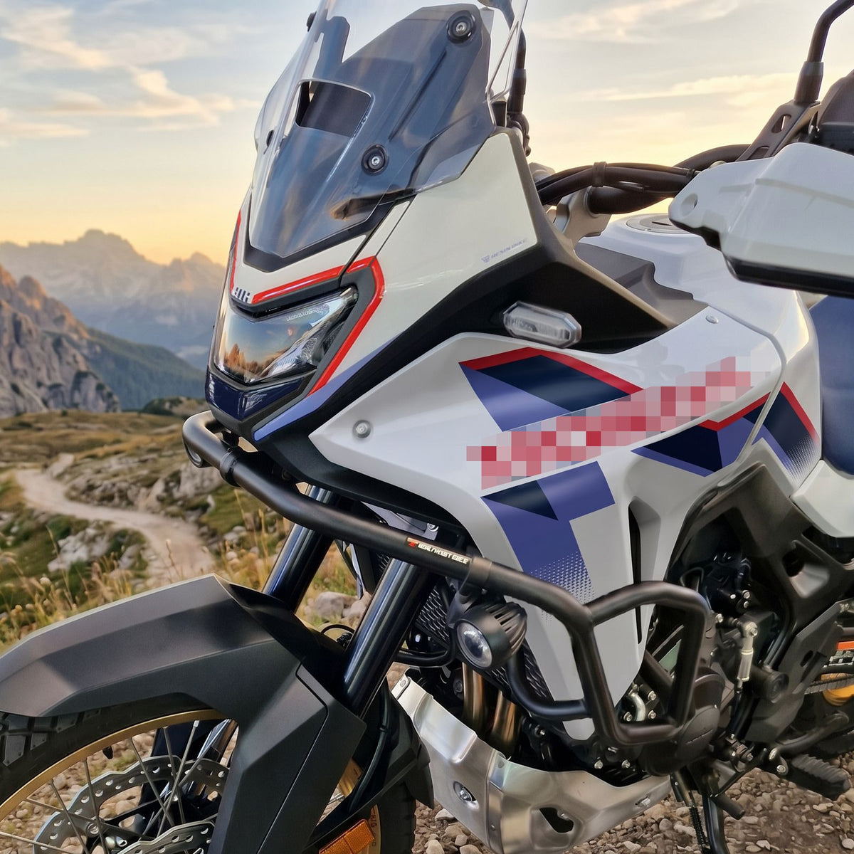 Resin Bike Motorcycle Stickers 3D Compatible Headlamp | Honda Transalp Xl 750
