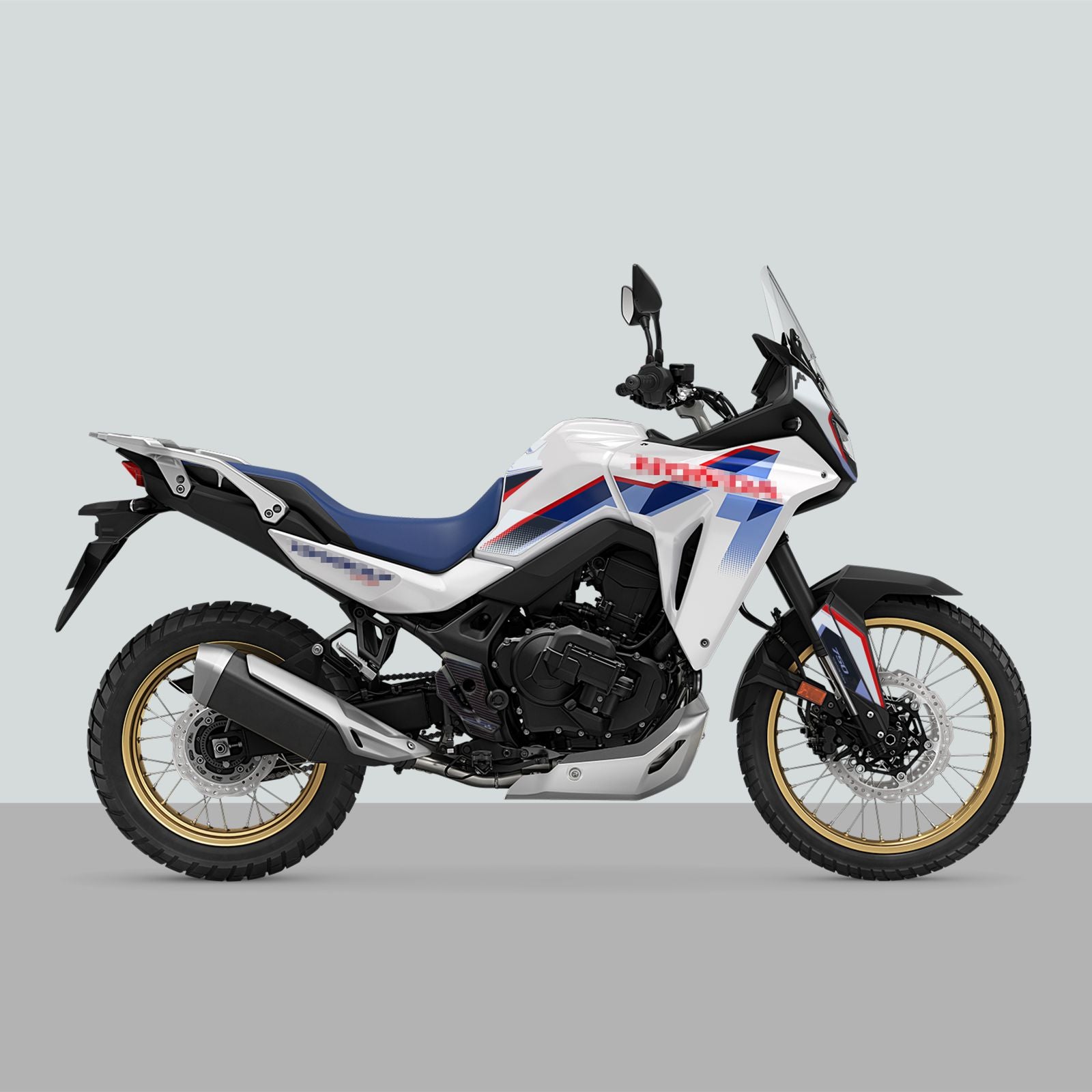 Resin Bike Kit Tank Basic Stickers 3D Compatible | Honda Transalp Xl 750