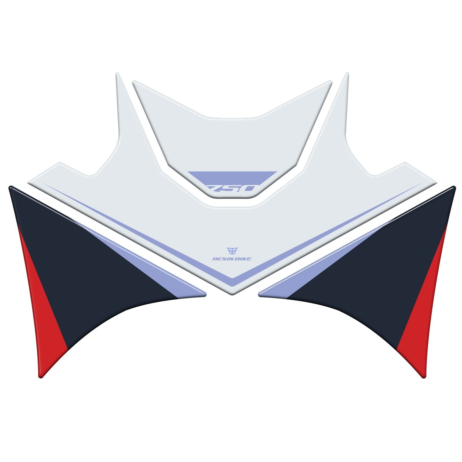 Resin Bike Kit Tank Basic Stickers 3D Compatible | Honda Transalp Xl 750