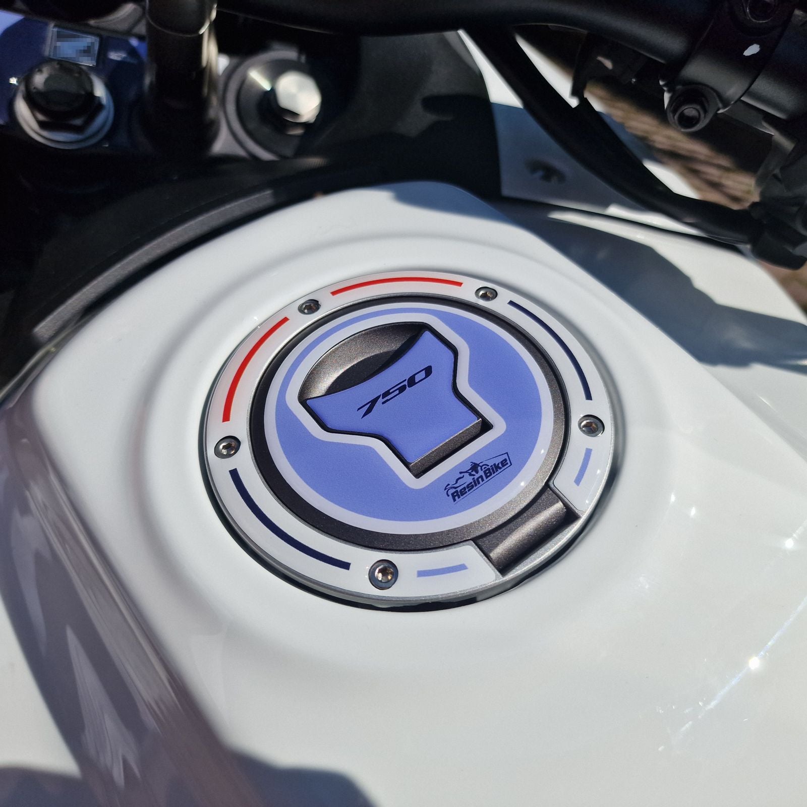 Resin Bike Kit Tank Basic Stickers 3D Compatible | Honda Transalp Xl 750