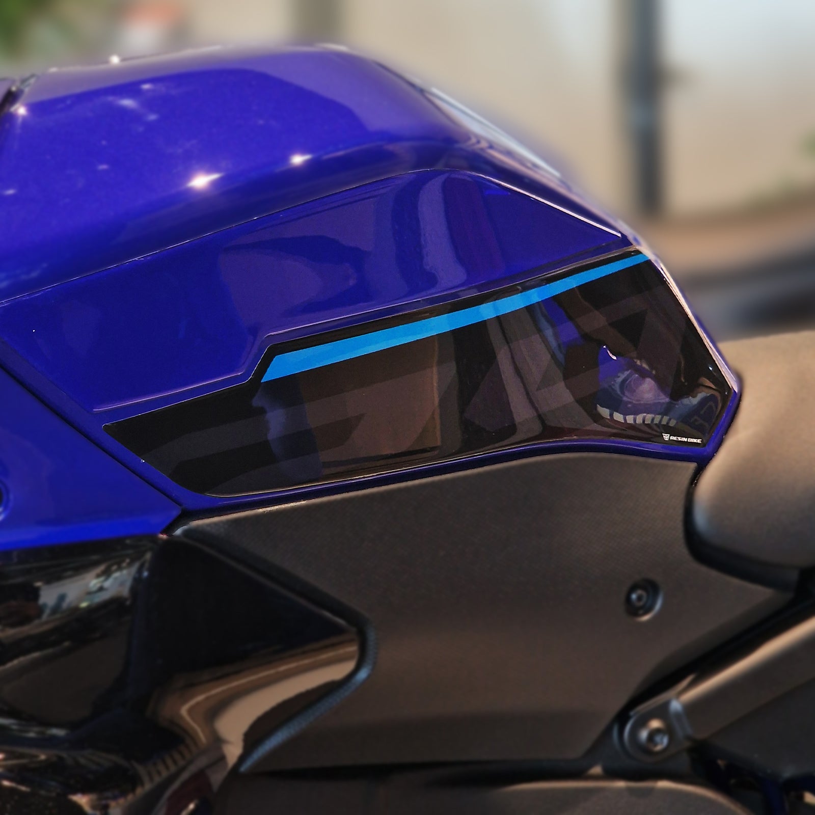 Resin Bike Motorcycle Stickers 3D Compatible with Tank Side | Yamaha YZF R9 2025>2026