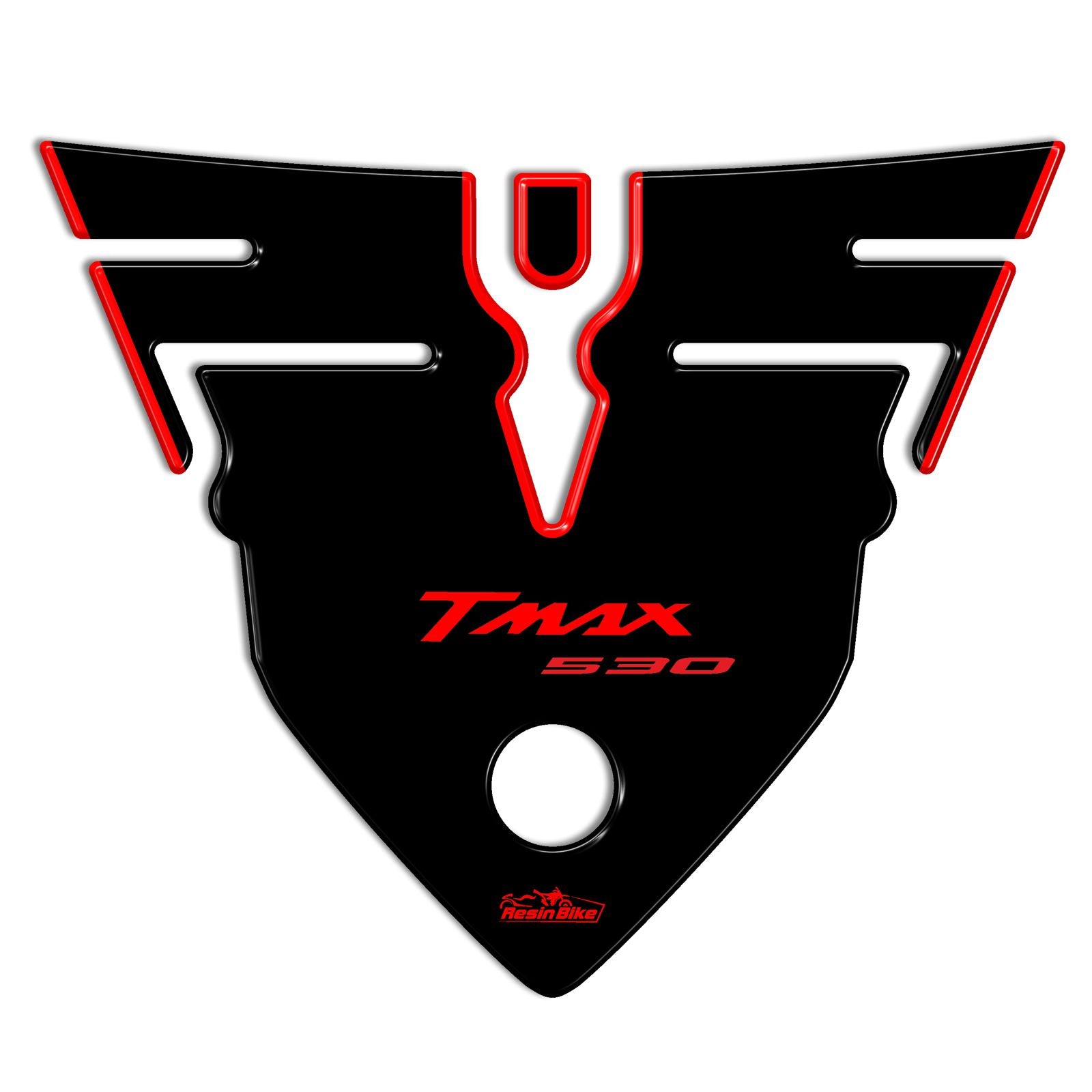 Resin Bike 3D Motorcycle Stickers - Tail Section | Yamaha TMAX 530 2012>2016 RB-B15405G9 -   Pyramid Motorcycle Accessories