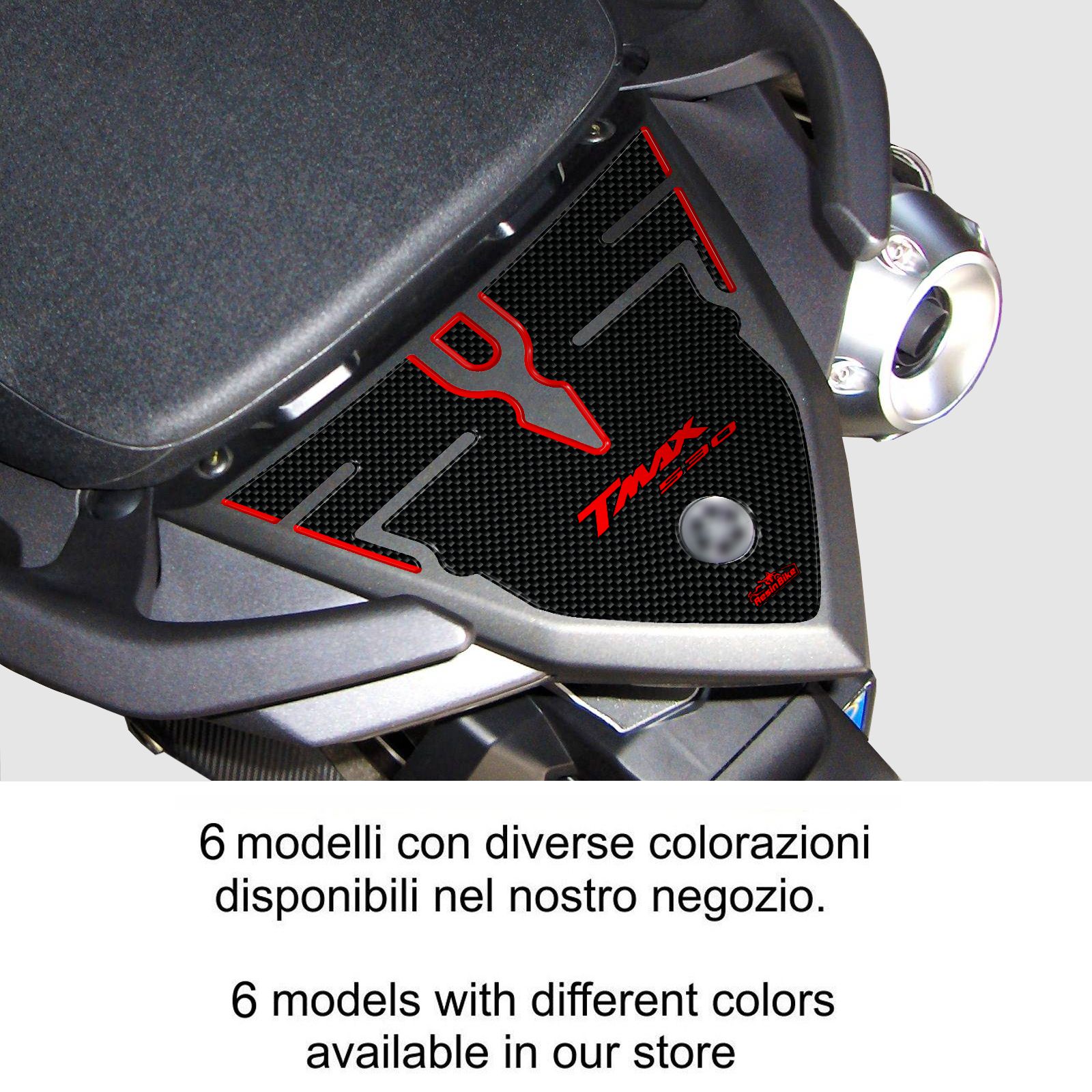 Resin Bike 3D Motorcycle Stickers - Tail Section | Yamaha TMAX 530 2012>2016 RB-B15405G9 -   Pyramid Motorcycle Accessories