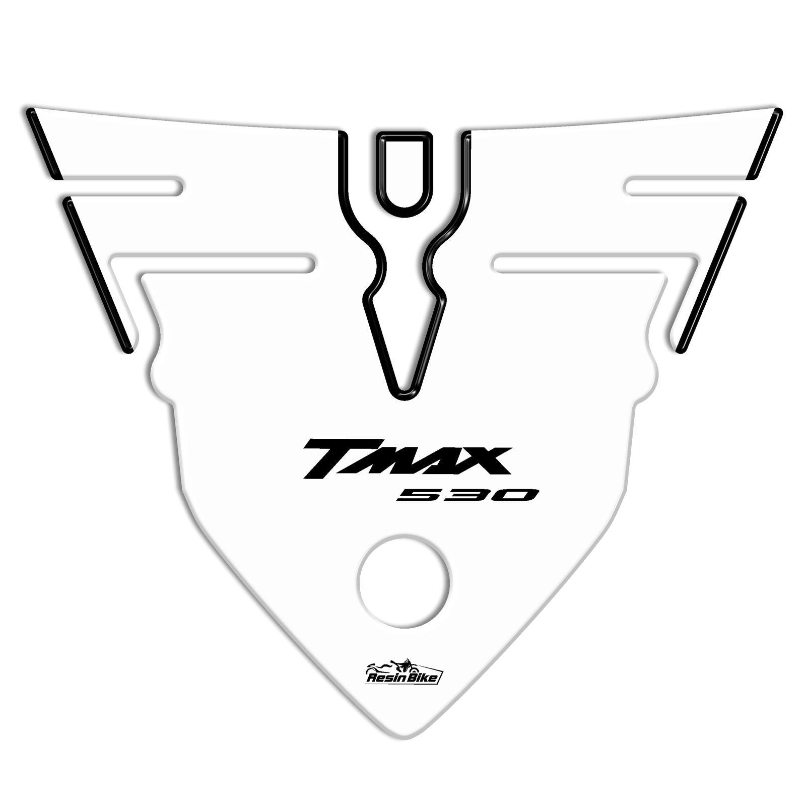 Resin Bike 3D Motorcycle Stickers - Tail Section | Yamaha TMAX 530 2012>2016 RB-B521S833 -   Pyramid Motorcycle Accessories