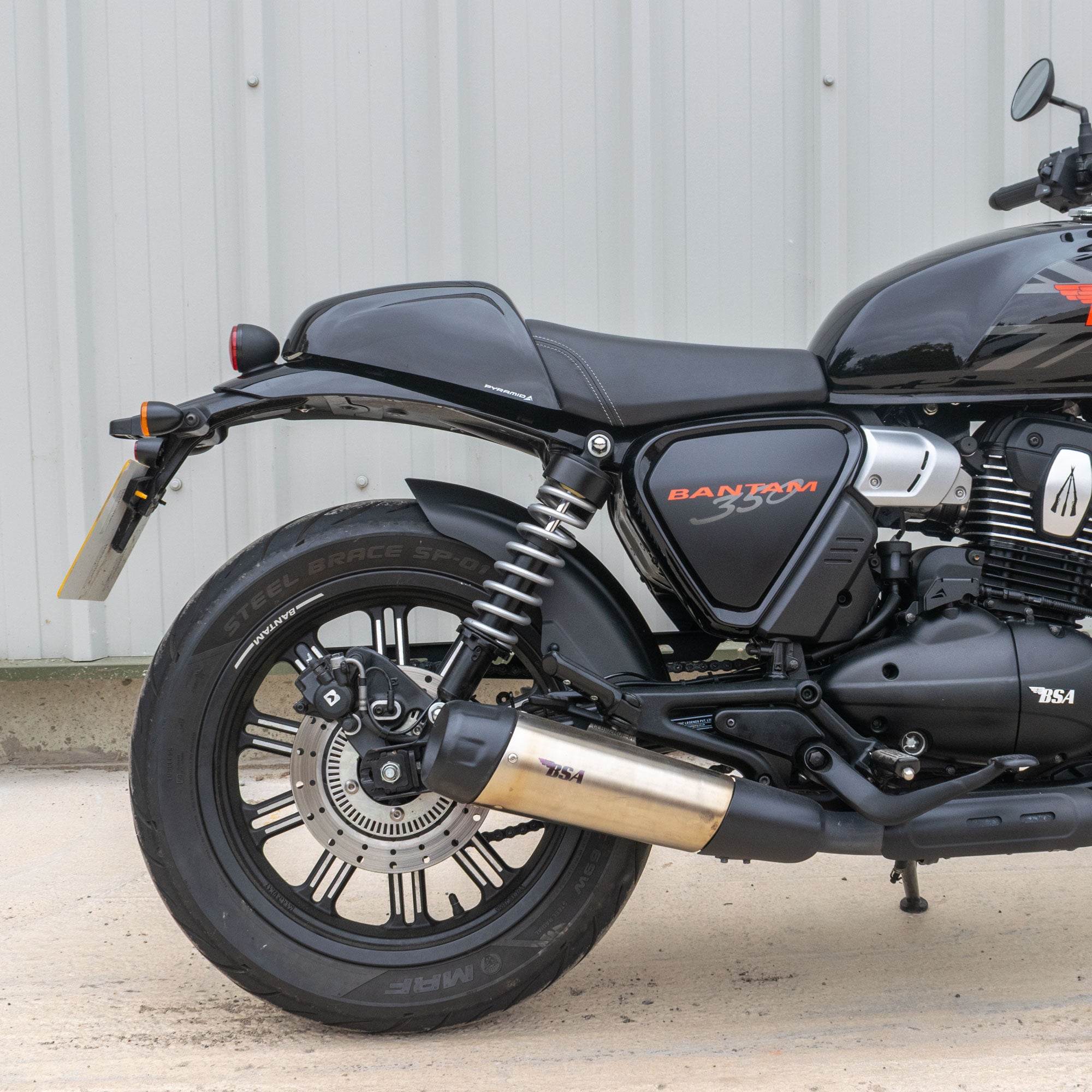 Pyramid Seat Cowl | Gloss Black | BSA Bantam 350 2025>Current