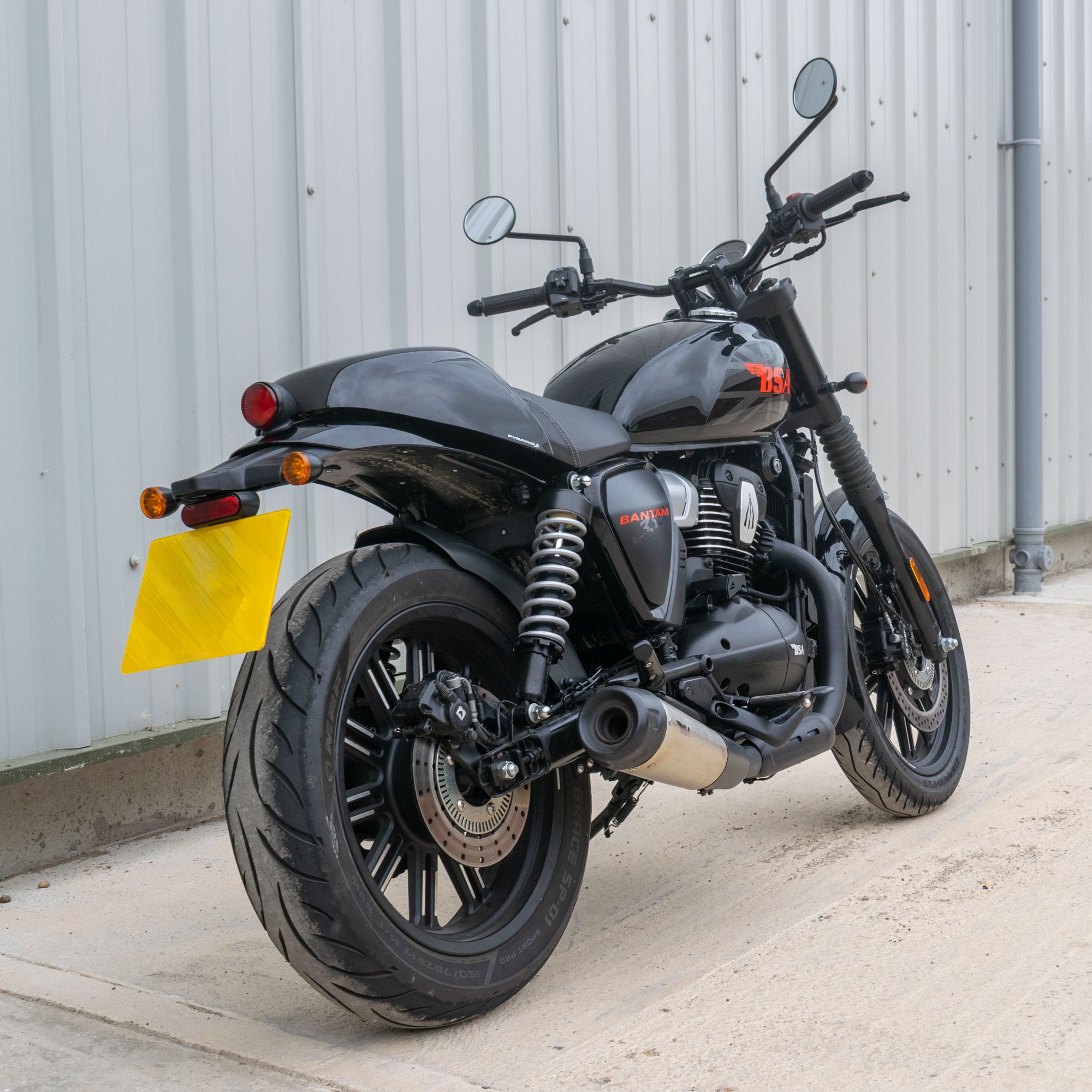 Pyramid Seat Cowl | Gloss Black | BSA Bantam 350 2025>Current