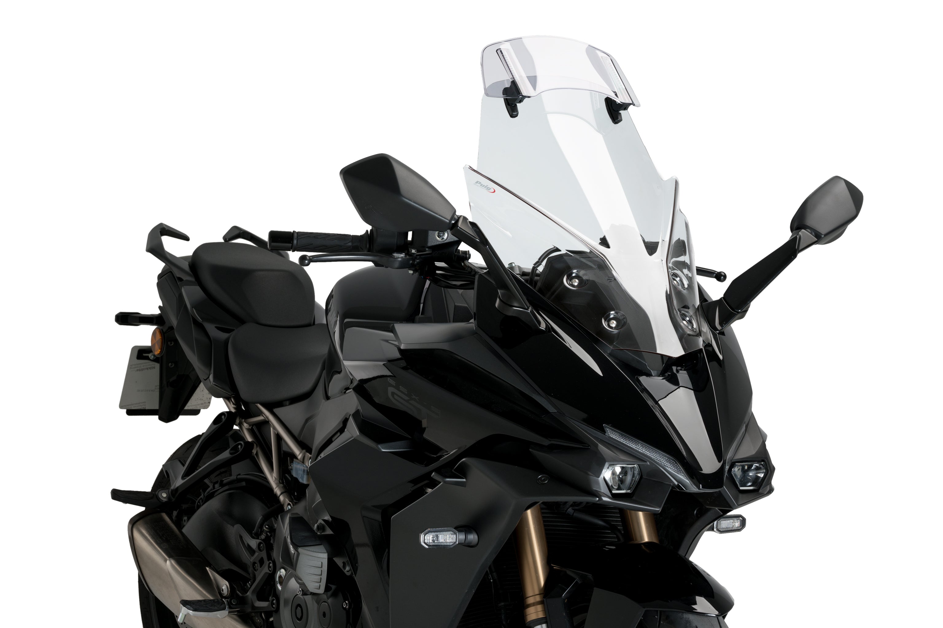 Puig Touring Screen with Visor | Clear | Suzuki GSX-S 1000 GT 2022>Current -   Pyramid Motorcycle Accessories