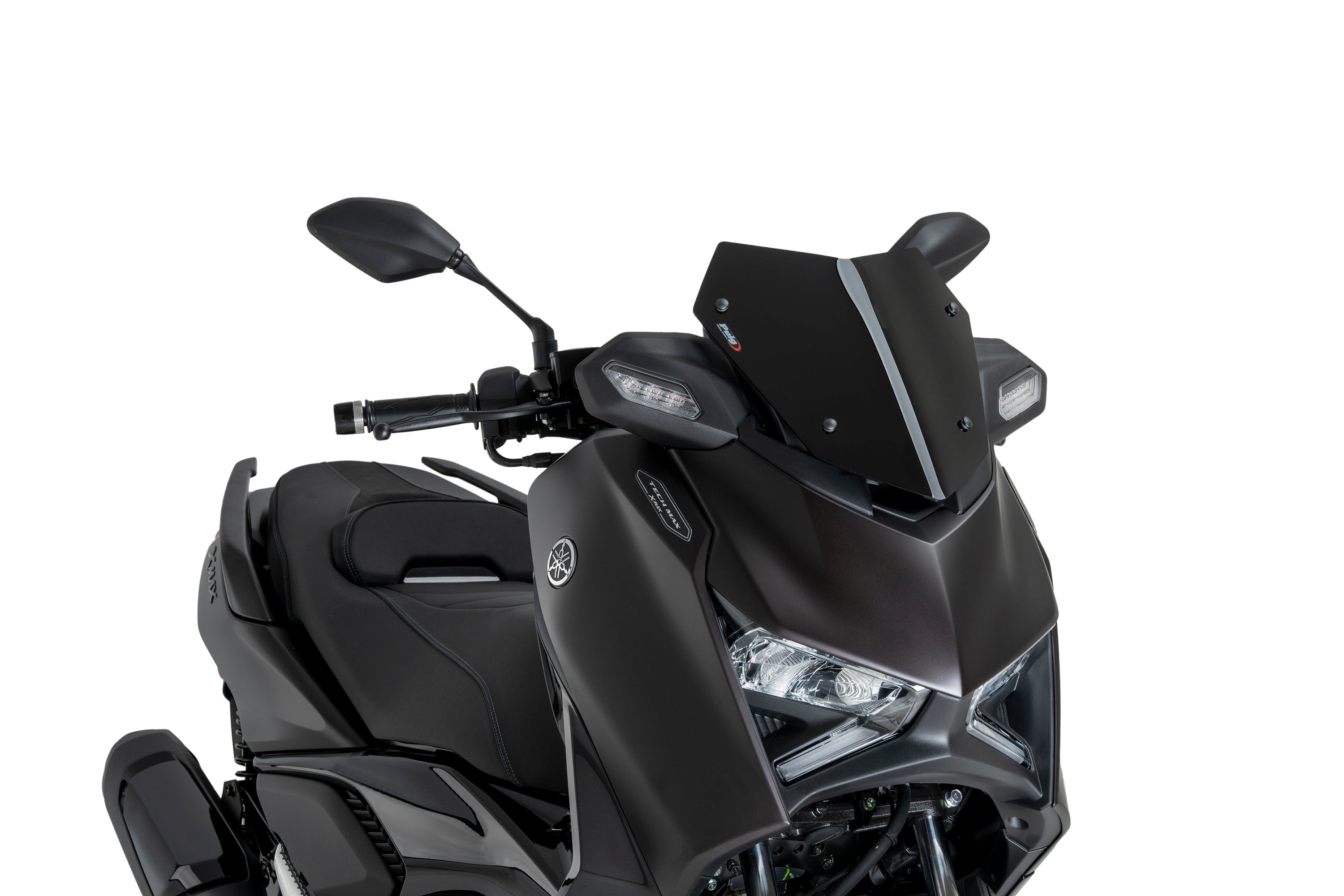 Puig Sport Screen | Gloss Black (Opaque) | Yamaha XMAX 125/300 Tech MAX 2025>Current -  Shop name