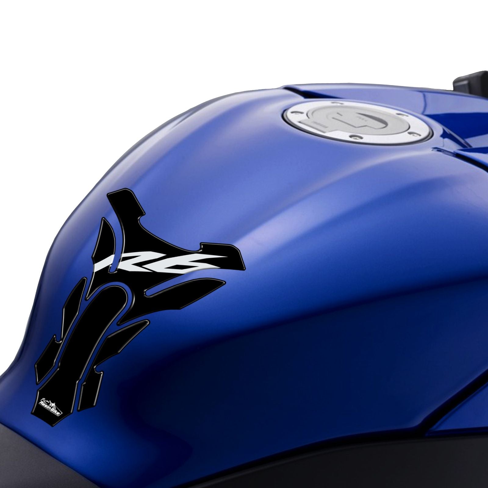 Resin Bike 3D Motorcycle Stickers - Tank Pad | Yamaha YZF-R6 RB-B28057K1 -   Pyramid Motorcycle Accessories