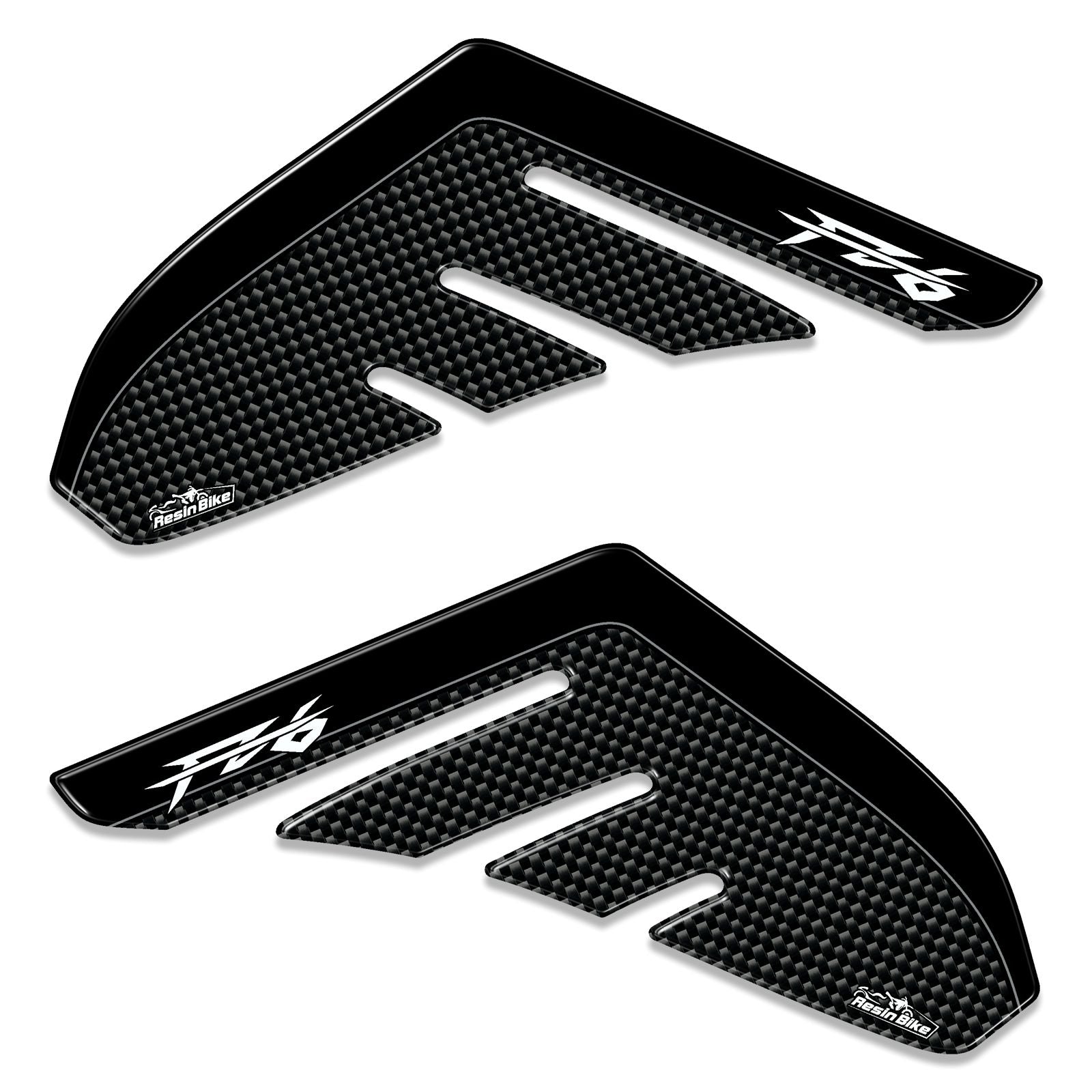 Resin Bike 3D Motorcycle Stickers - Tank Sides | Yamaha FZ6 2004>2011 -   Pyramid Motorcycle Accessories