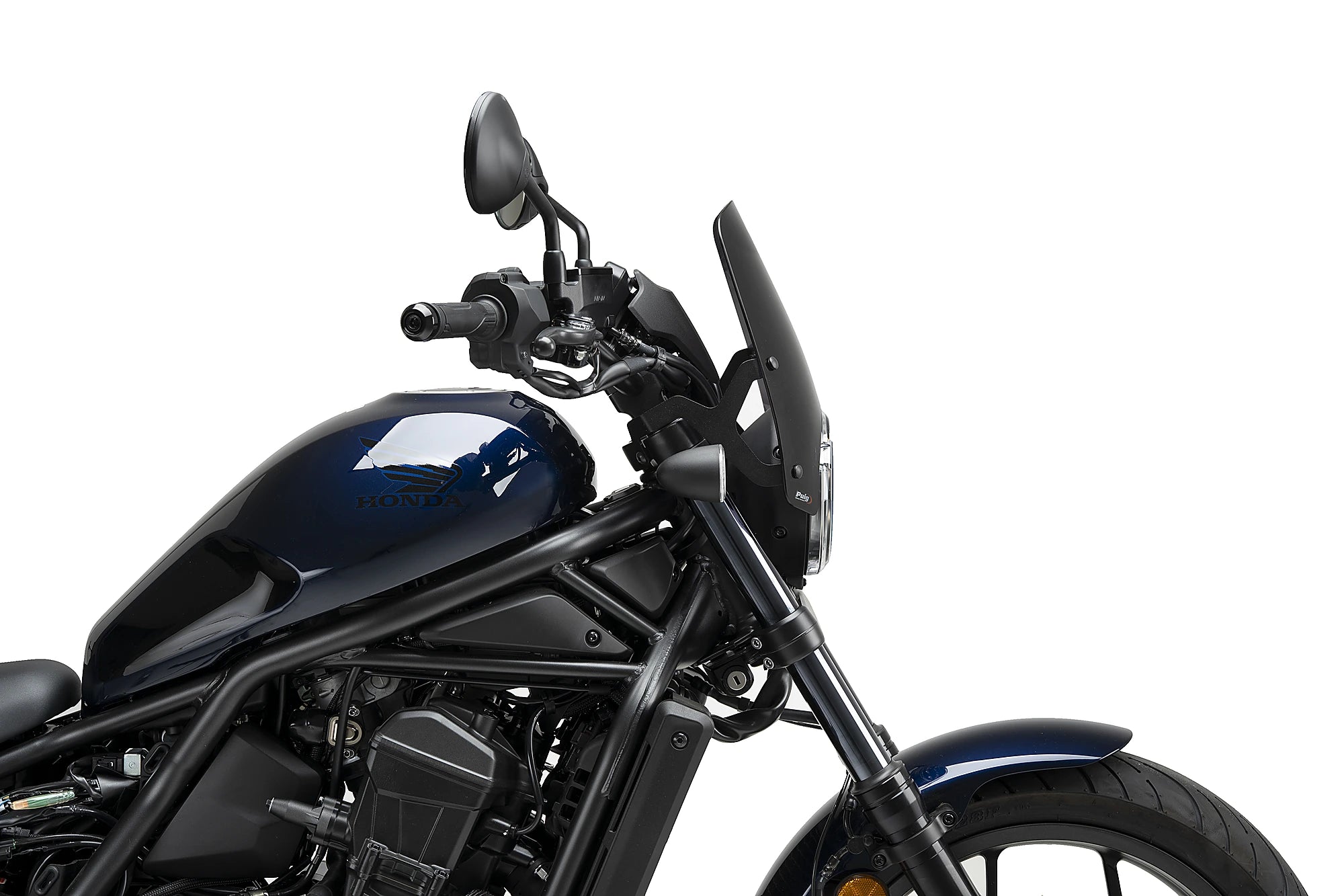 Puig Sport Screen | Dark Smoke | Honda CMX 1100 Rebel 2021>Current -   Pyramid Motorcycle Accessories