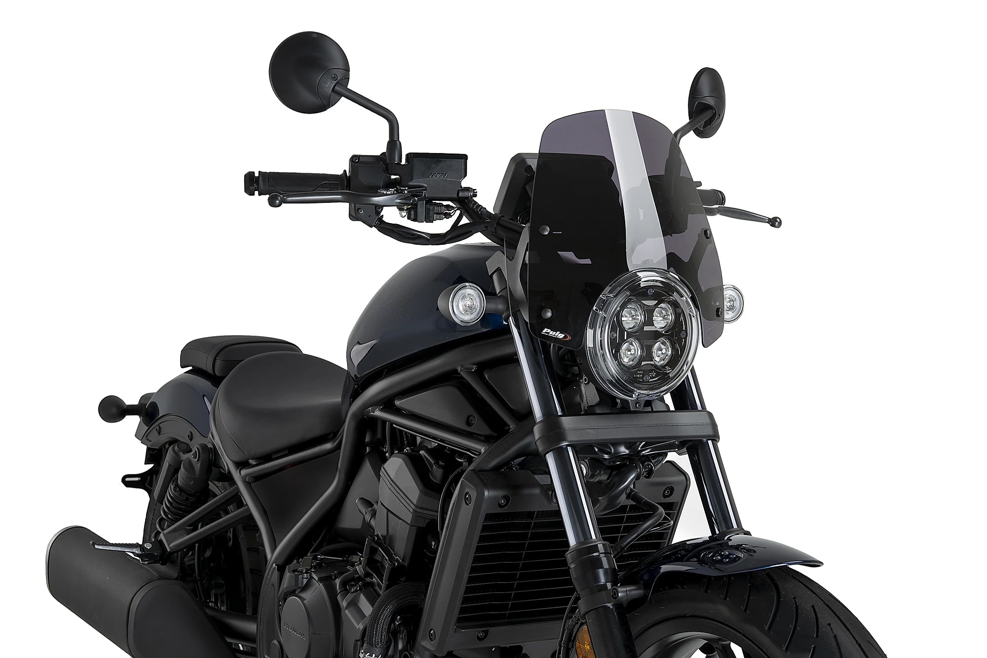 Puig Sport Screen | Dark Smoke | Honda CMX 1100 Rebel 2021>Current -   Pyramid Motorcycle Accessories