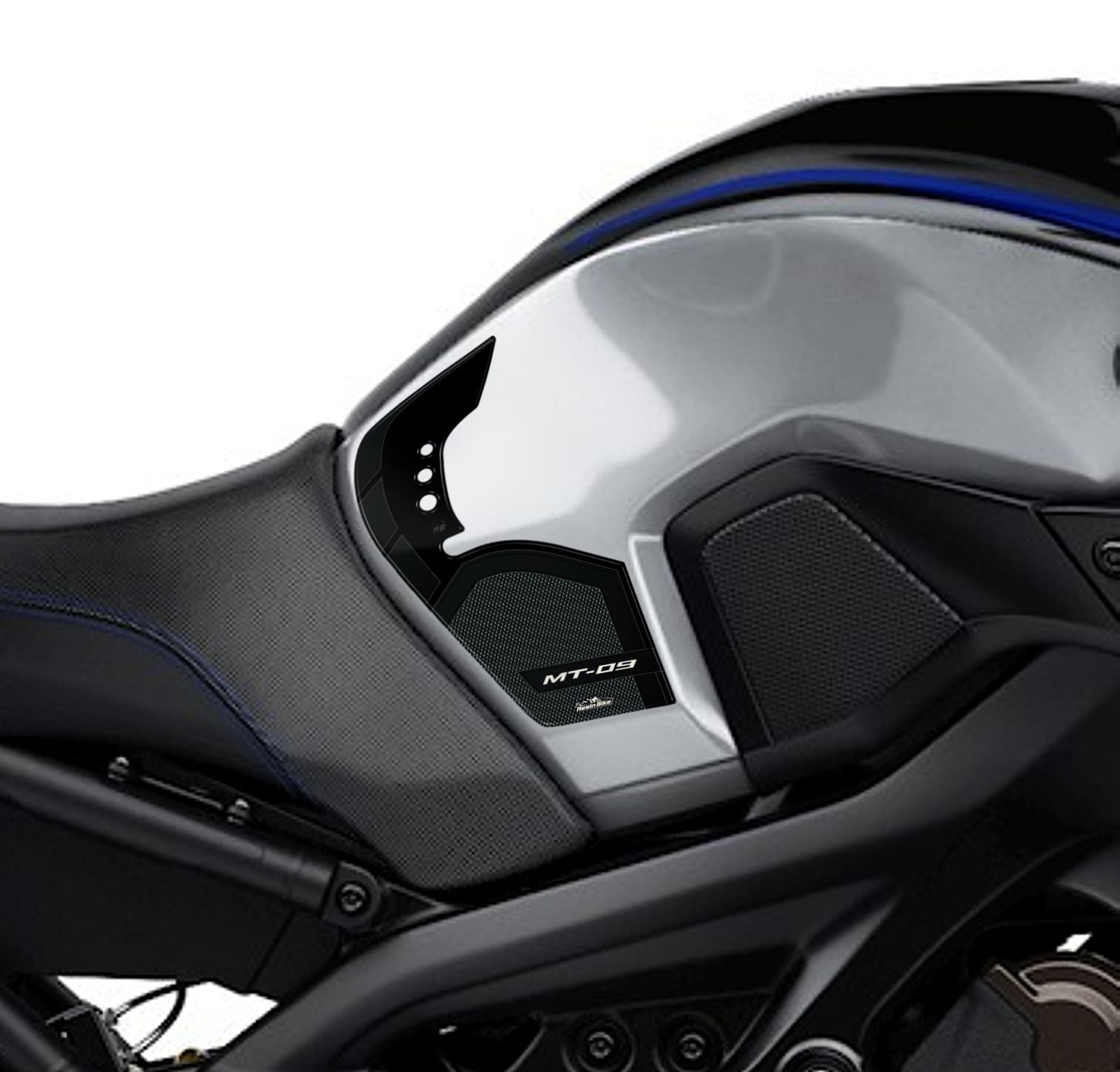 Resin Bike 3D Motorcycle Stickers - Tank Sides | Yamaha MT-09 2017>2020 -   Pyramid Motorcycle Accessories