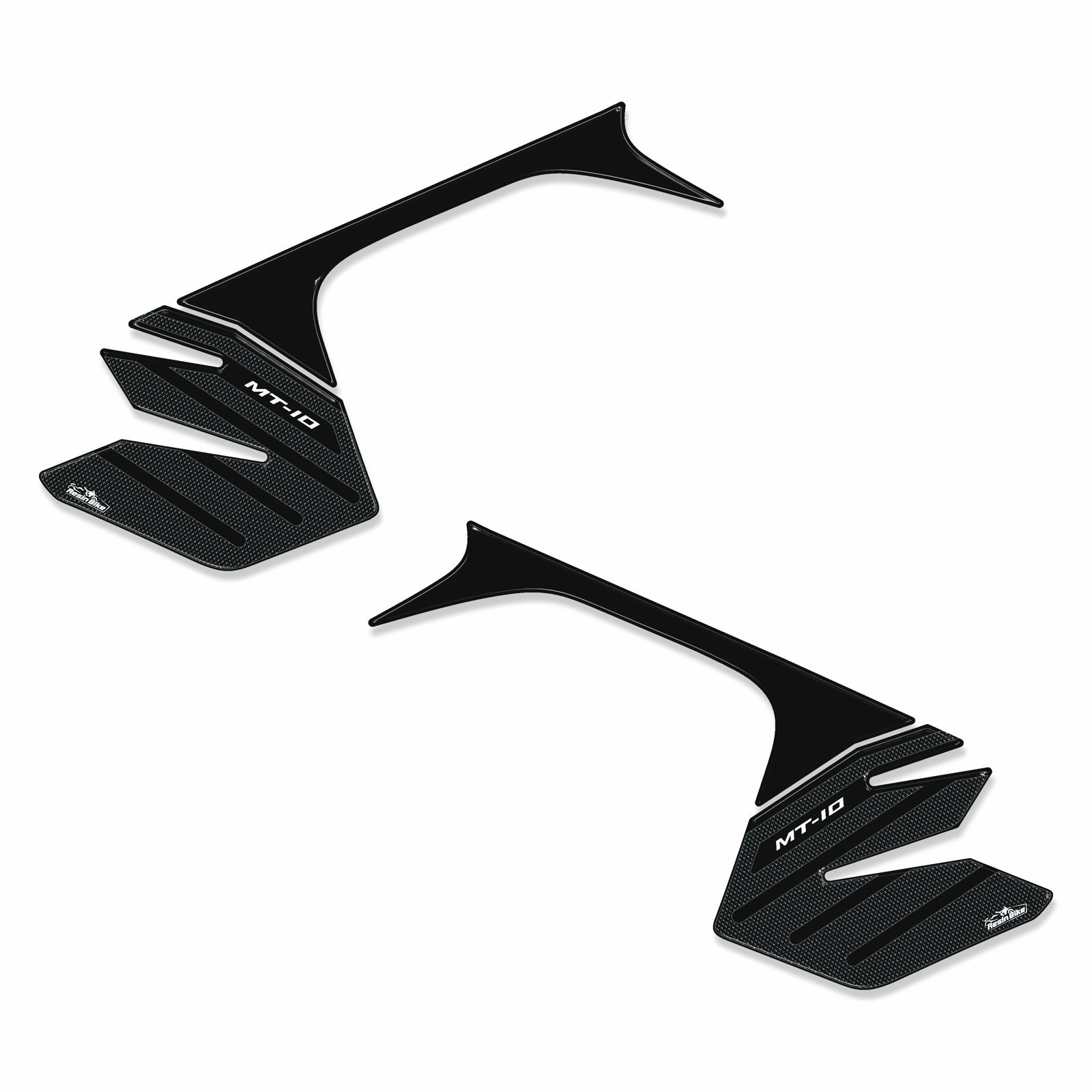 Resin Bike 3D Motorcycle Stickers - Tank Sides | Yamaha MT-10 2016>2020 -   Pyramid Motorcycle Accessories