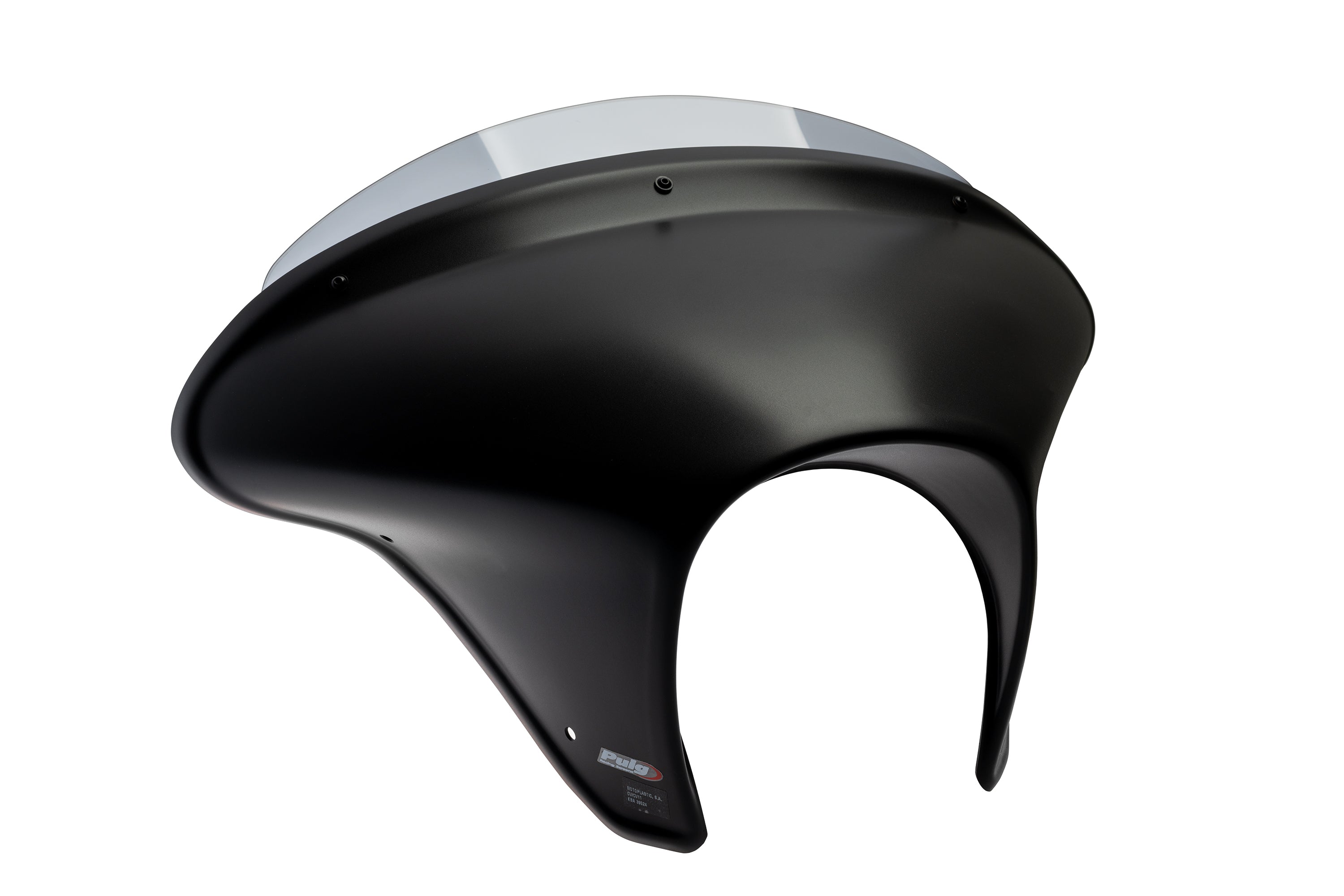 Puig Batwing SML Sport Screen | Matte Black/Light Smoke | Honda CMX 1100 Rebel 2021>Current -   Pyramid Motorcycle Accessories