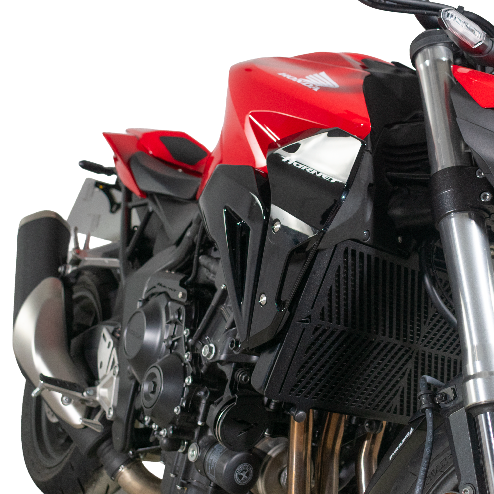 Pyramid Infill Panels | Matte Iridium Grey Metallic | Honda CB1000 Hornet 2025>Current -   Pyramid Motorcycle Accessories