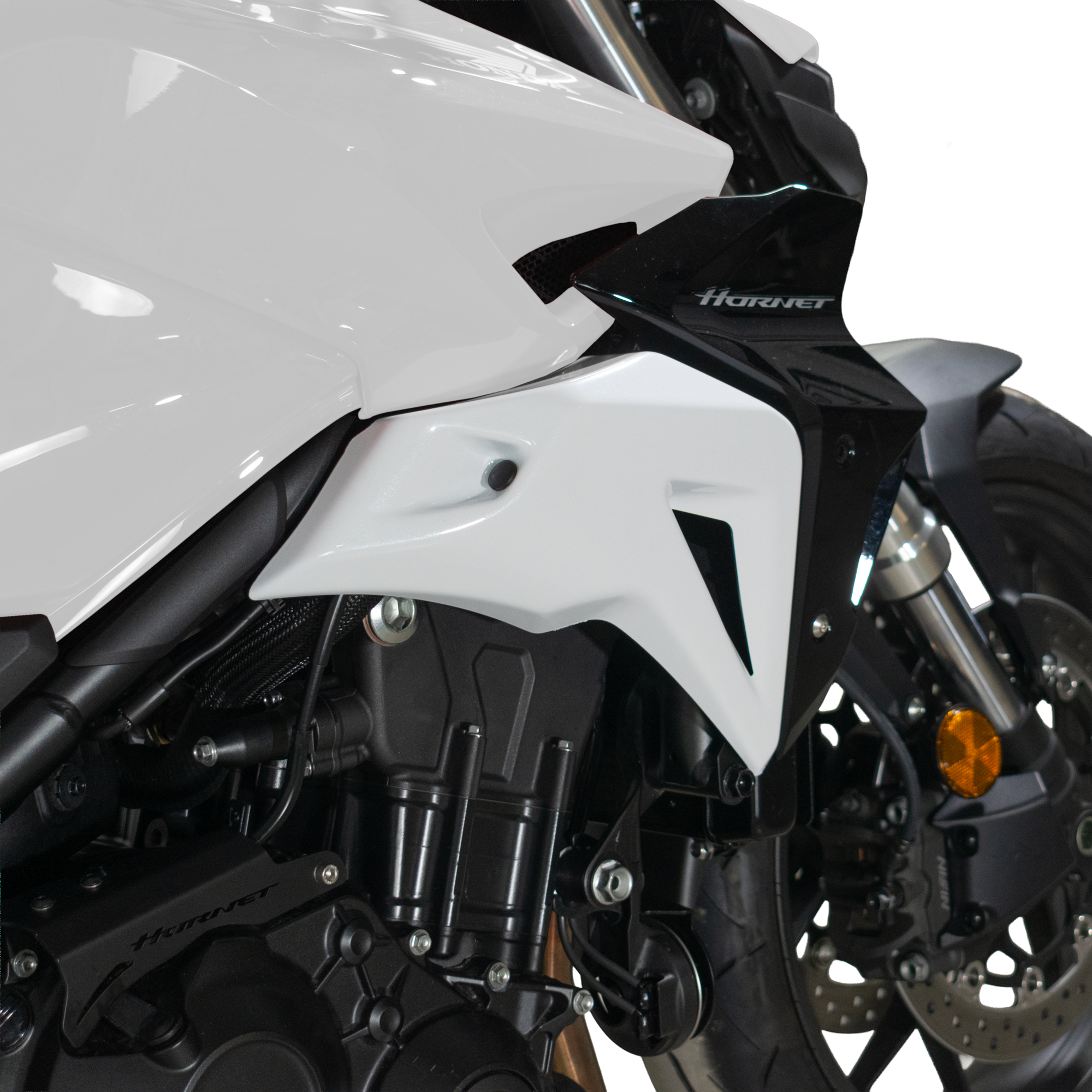 Pyramid Infill Panels | Pearl Glare White | Honda CB1000 Hornet 2025>Current -   Pyramid Motorcycle Accessories