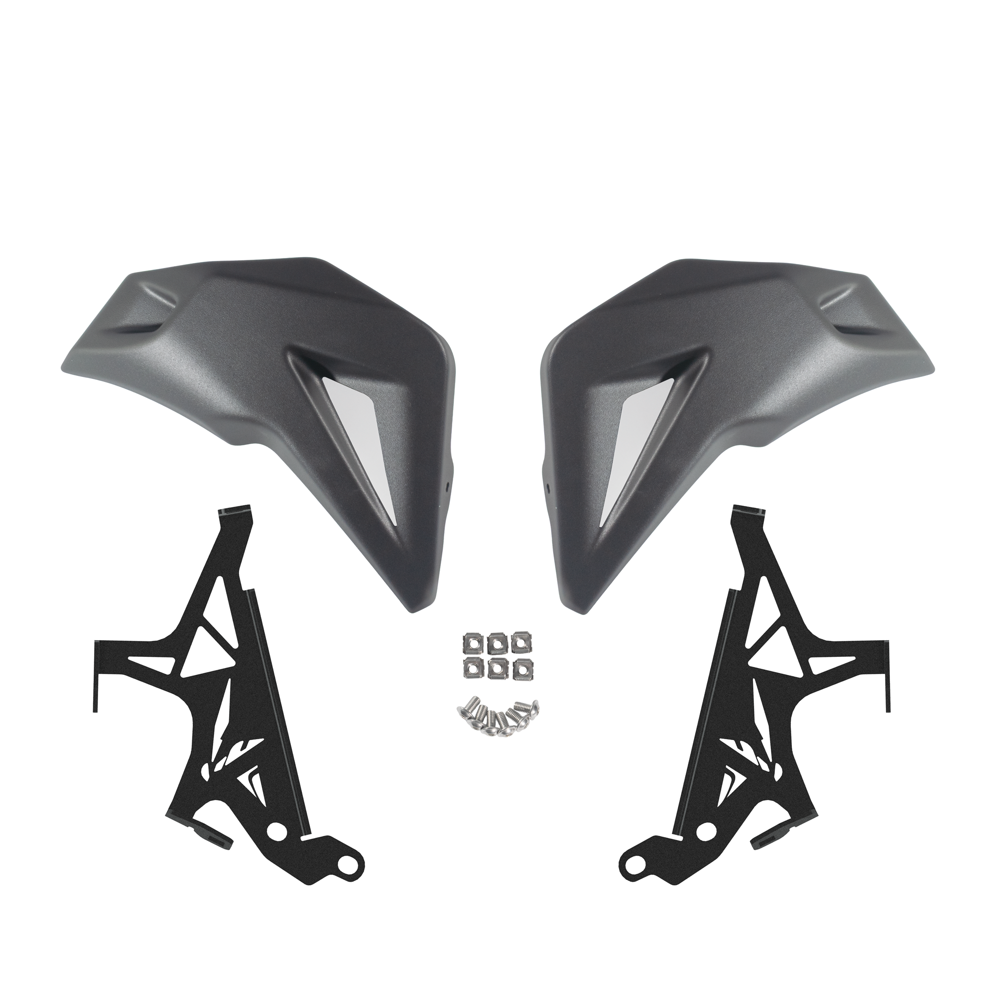 Pyramid Infill Panels | Matte Black | Honda CB1000 Hornet 2025>Current -   Pyramid Motorcycle Accessories