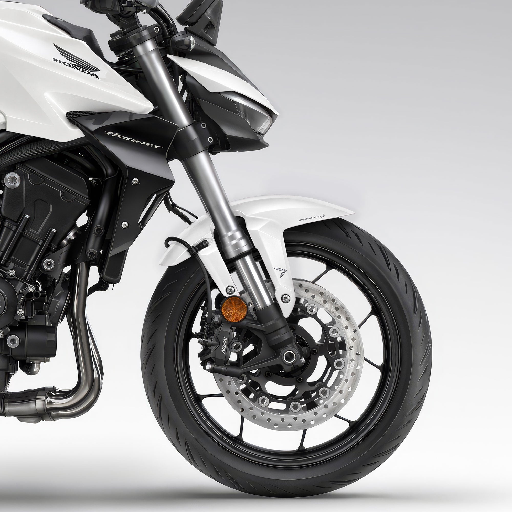 Pyramid Front Guard | Pearl Glare White | Honda CB1000 Hornet 2025>Current