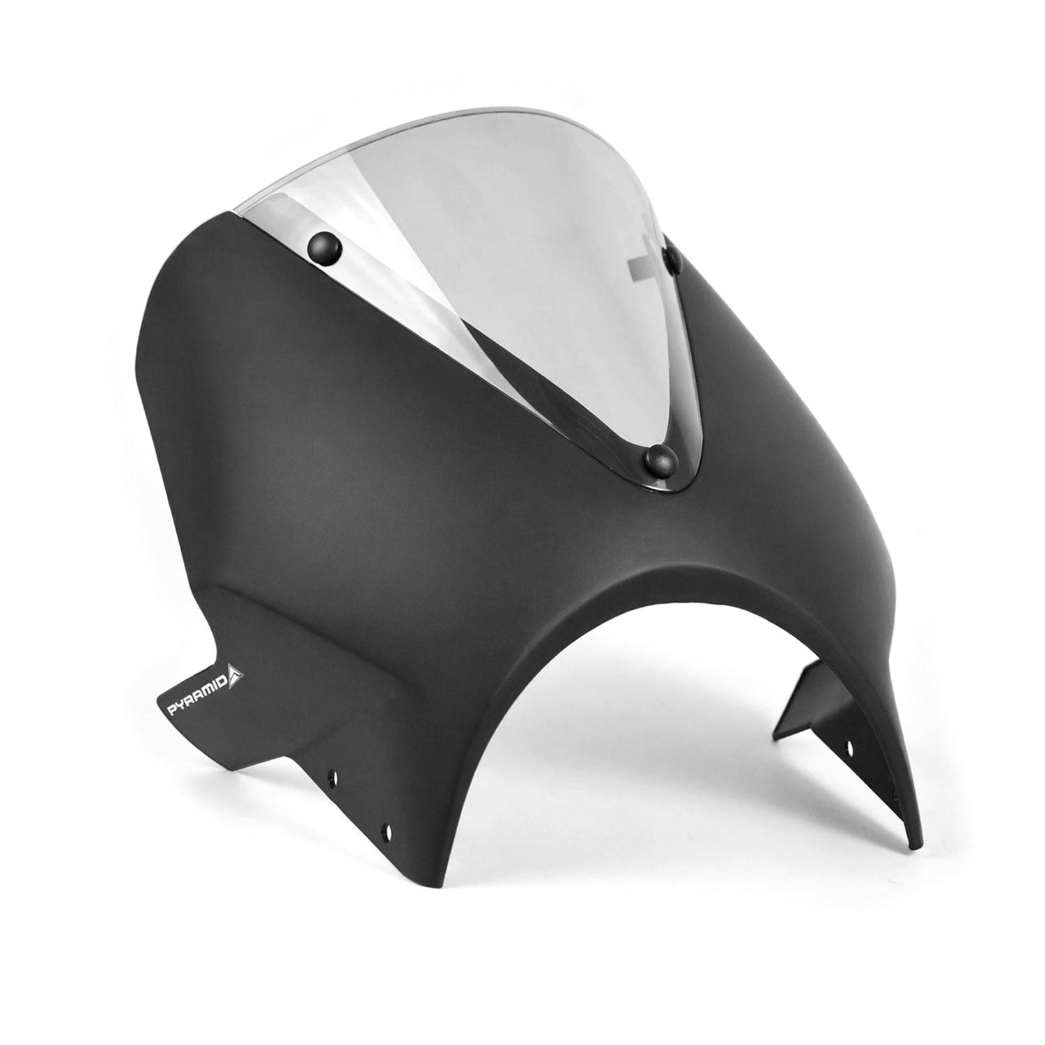 Pyramid Fly Screen | Matte Black | Honda Monkey 125 2018>Current -   Pyramid Motorcycle Accessories