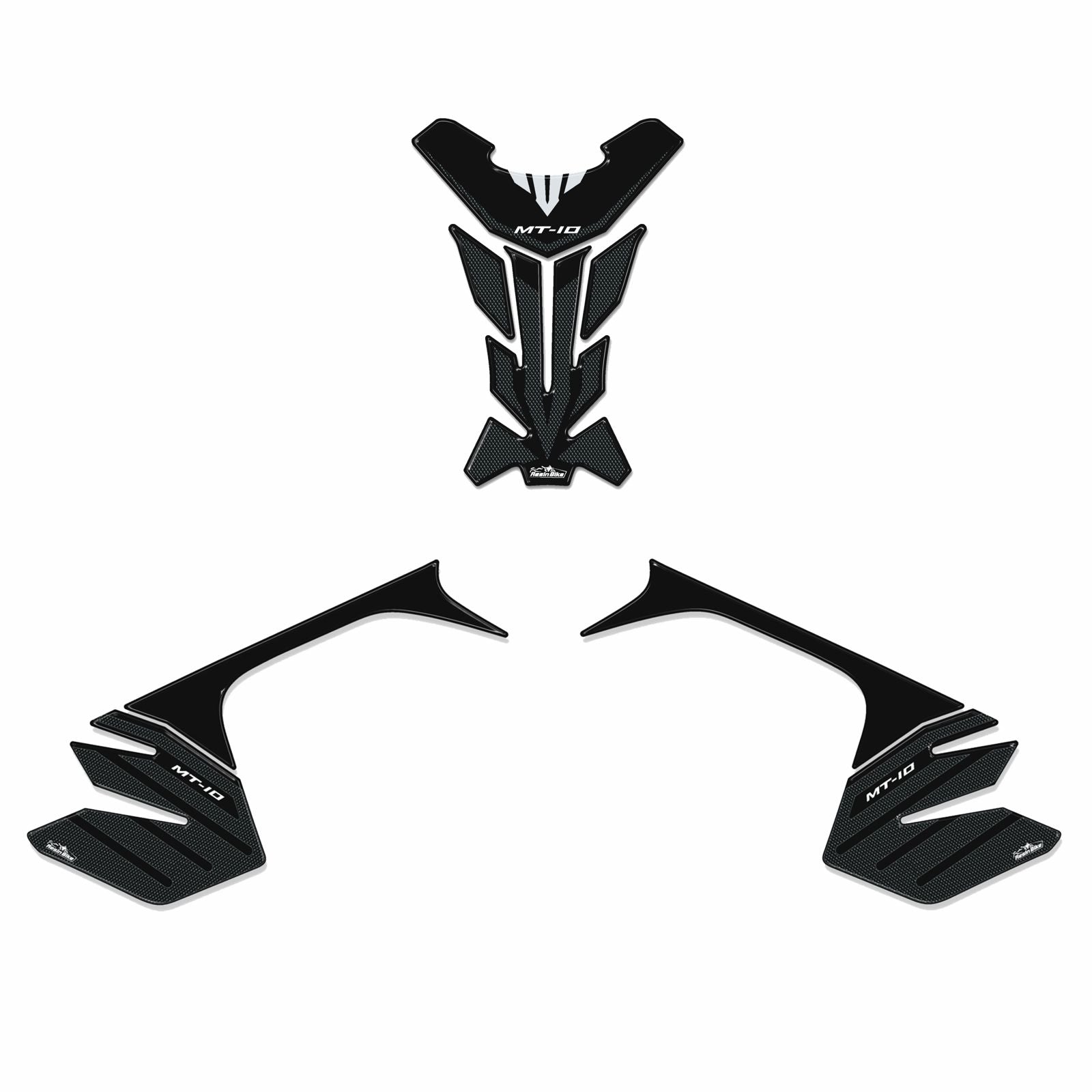 Resin Bike 3D Motorcycle Stickers - Tank Kit | Yamaha MT-10 2016>2020 -   Pyramid Motorcycle Accessories