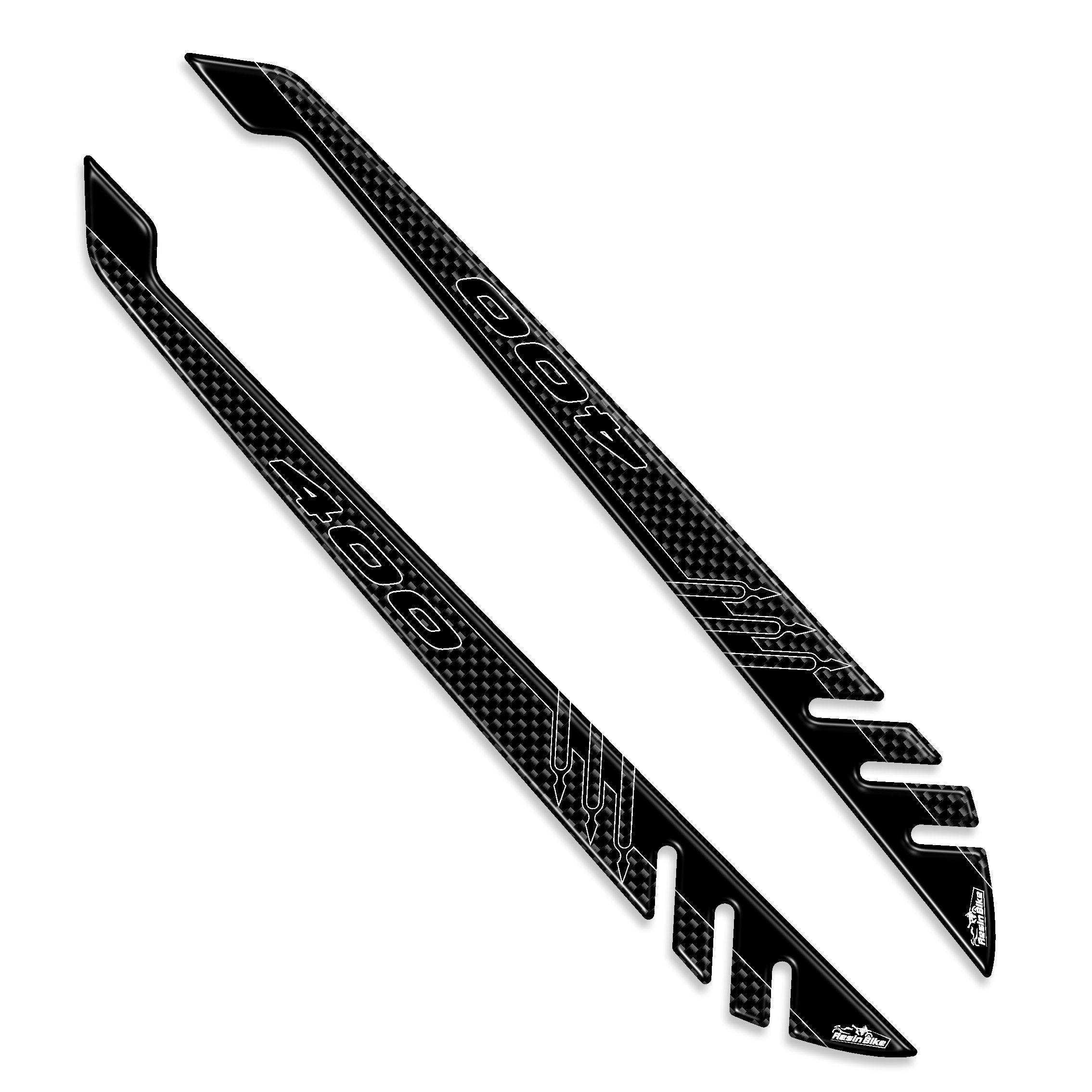 Resin Bike 3D Motorcycle Stickers - Passenger Handles | Yamaha XMAX 500 2013>2016 -   Pyramid Motorcycle Accessories