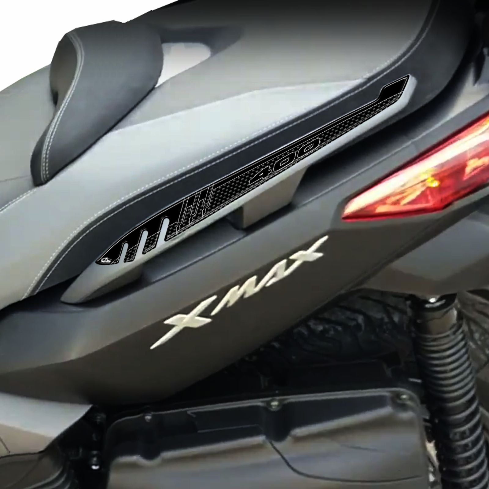 Resin Bike 3D Motorcycle Stickers - Passenger Handles | Yamaha XMAX 500 2013>2016 -   Pyramid Motorcycle Accessories