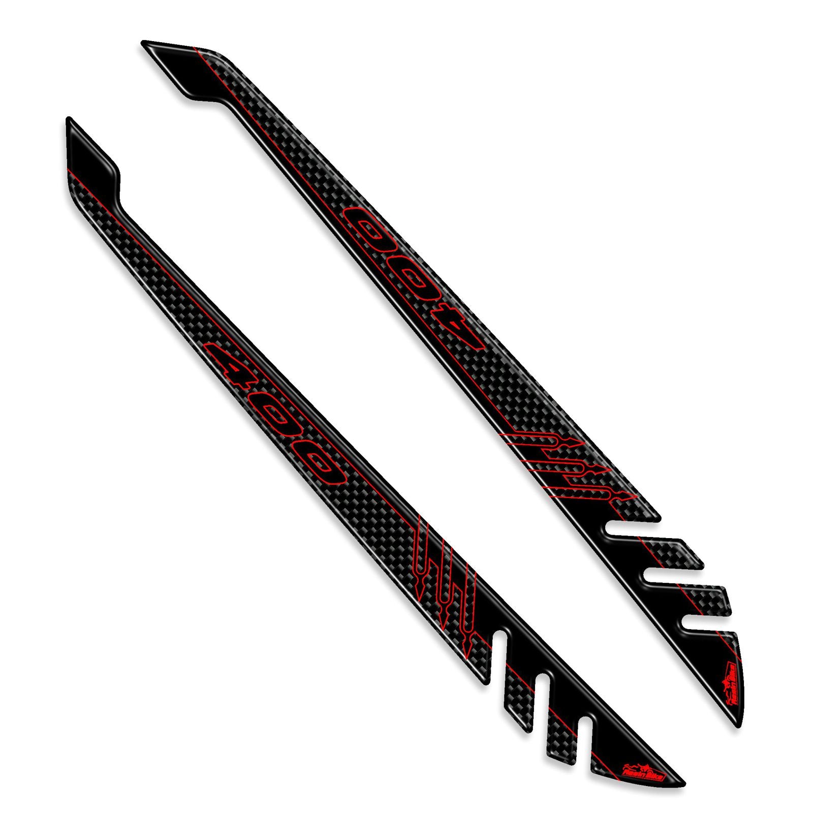 Resin Bike 3D Motorcycle Stickers - Passenger Handles | Yamaha XMAX 2013>2016 RB-B39N1081 -   Pyramid Motorcycle Accessories