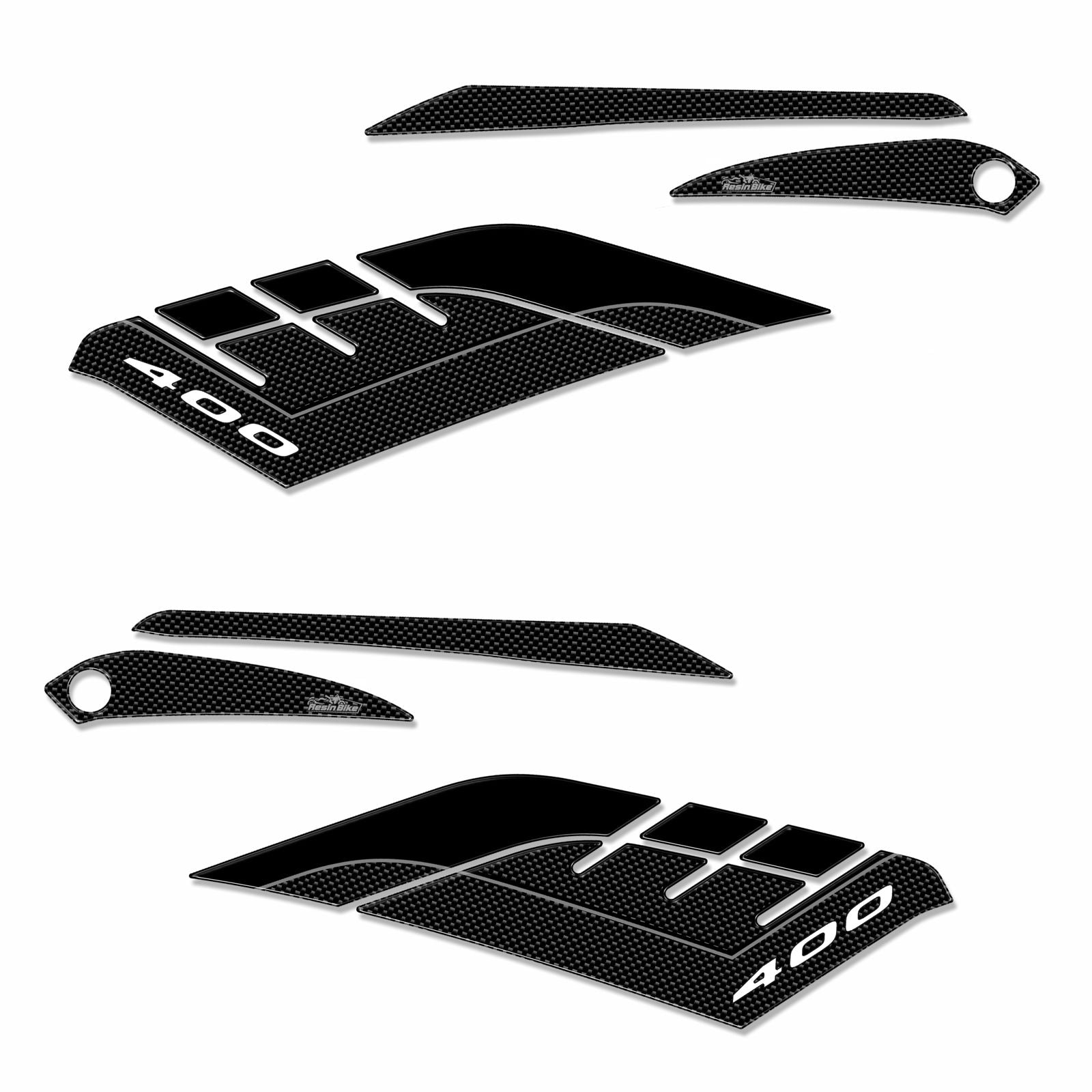 Resin Bike 3D Motorcycle Stickers - Tank Sides | Yamaha XMAX 400 2013>2016 -   Pyramid Motorcycle Accessories