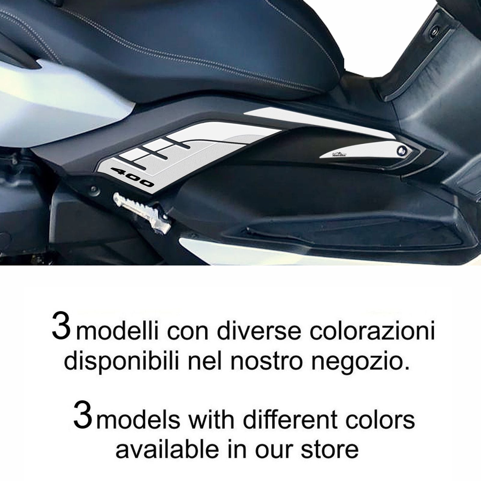 Resin Bike 3D Motorcycle Stickers - Tank Sides | Yamaha XMAX 400 2013>2016 -   Pyramid Motorcycle Accessories