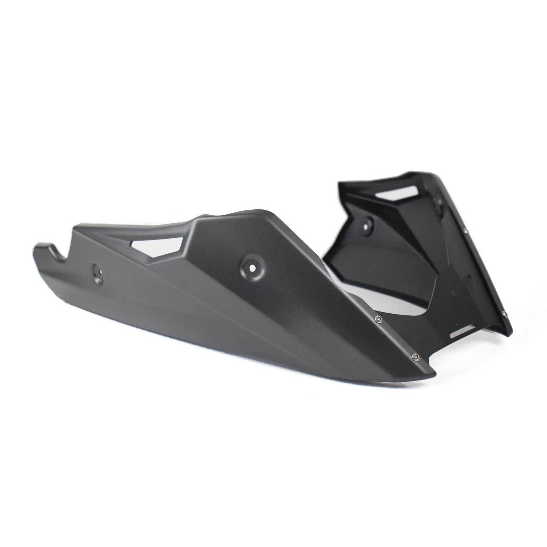Pyramid Belly Pan | Matte Iridium Grey Metallic | Honda CB750 Hornet 2023>Current -   Pyramid Motorcycle Accessories