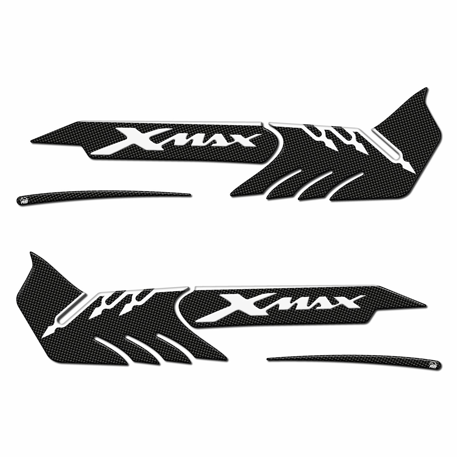 Resin Bike 3D Motorcycle Stickers - Footboard | Yamaha XMAX 2005>2009 RB-B763A084 -   Pyramid Motorcycle Accessories