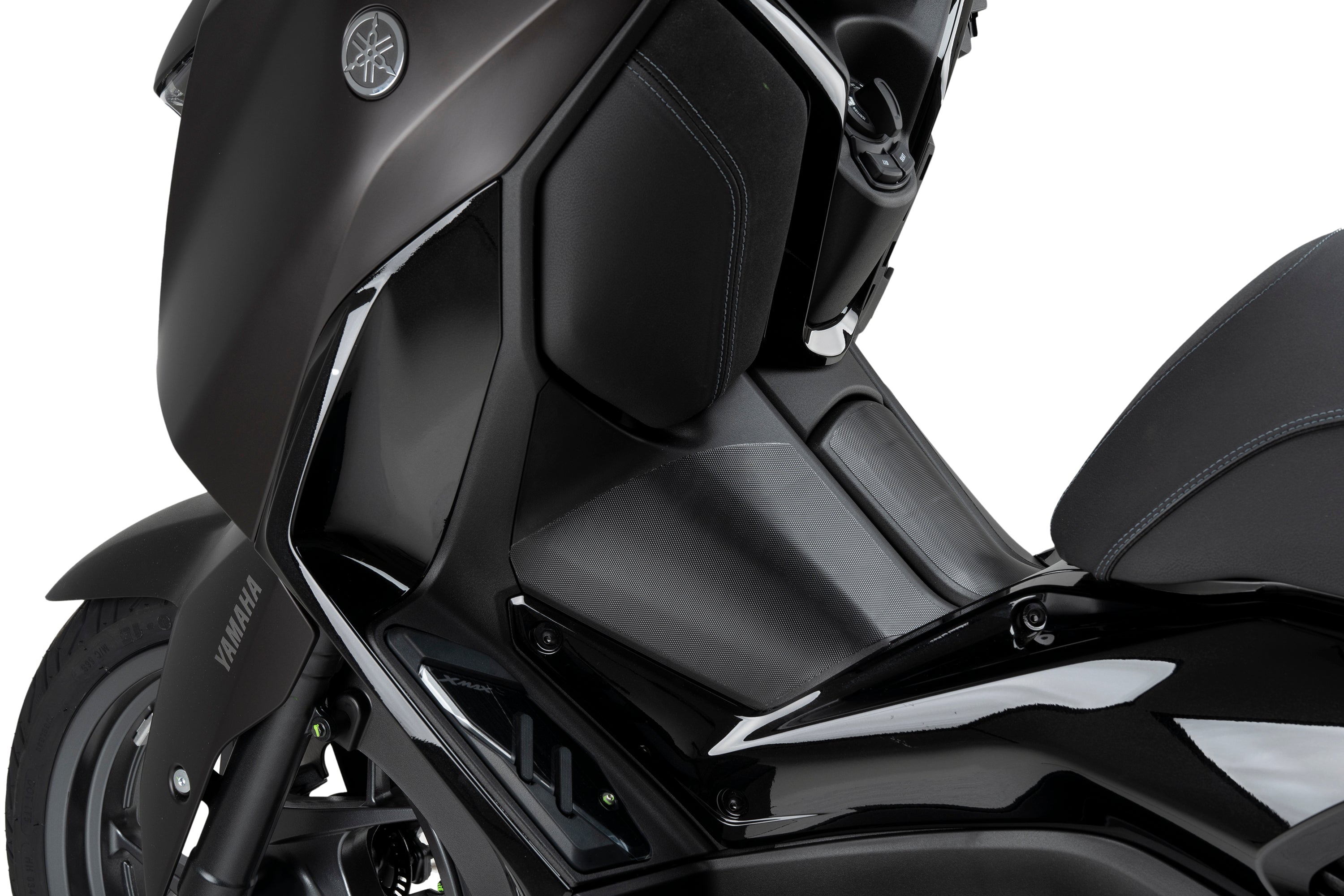 Puig Scooter Scratch Savers | Black | Yamaha XMAX 125/300 2023>Current -   Pyramid Motorcycle Accessories
