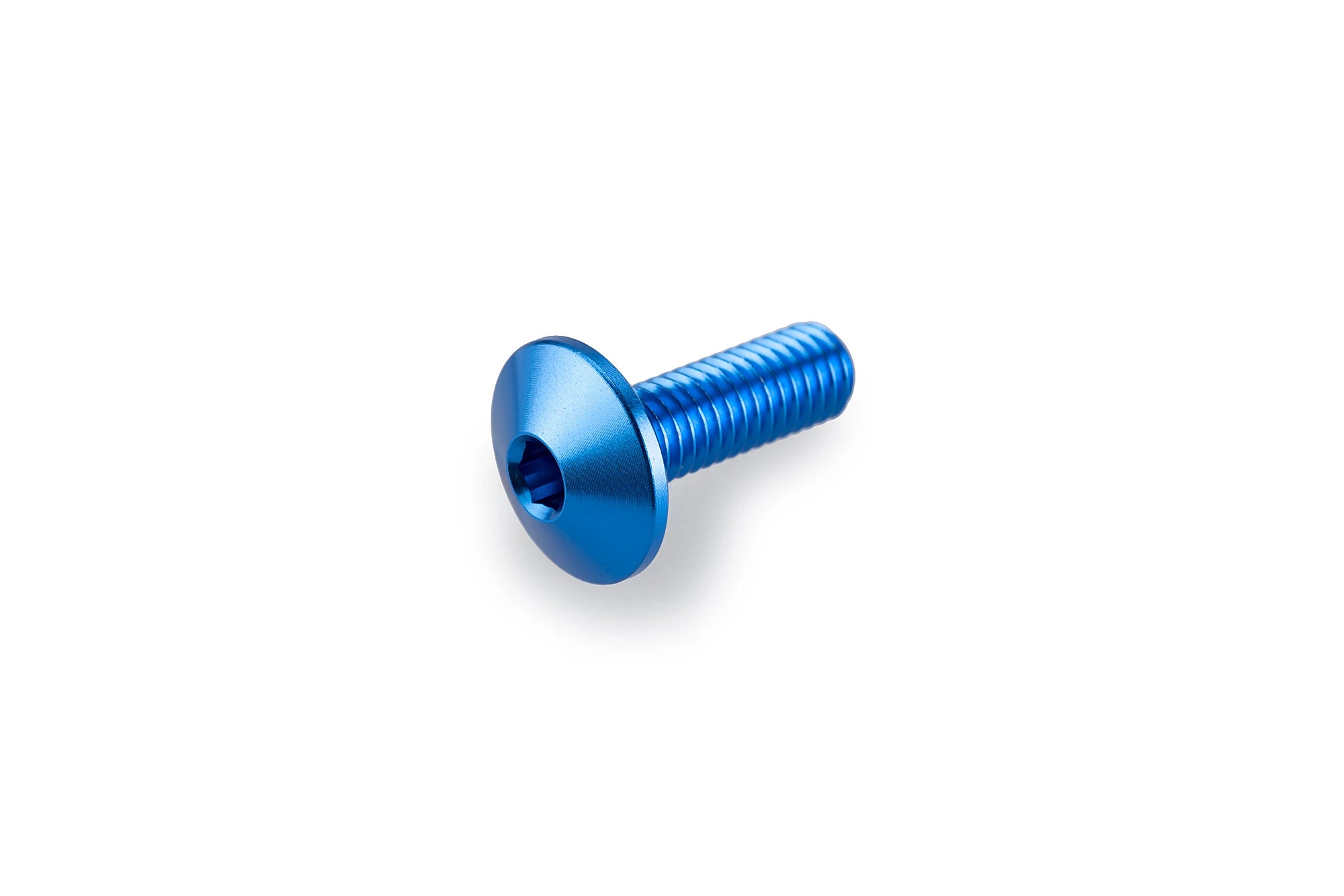 Puig M5x15 Screen Screws 6 Pack - 11.8mm Head | Blue -   Pyramid Motorcycle Accessories