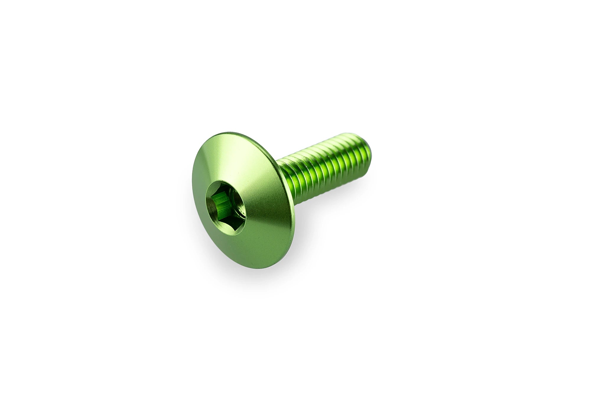 Puig M6x20 Screen Screws 6 Pack - 16.8mm Head | Green -   Pyramid Motorcycle Accessories