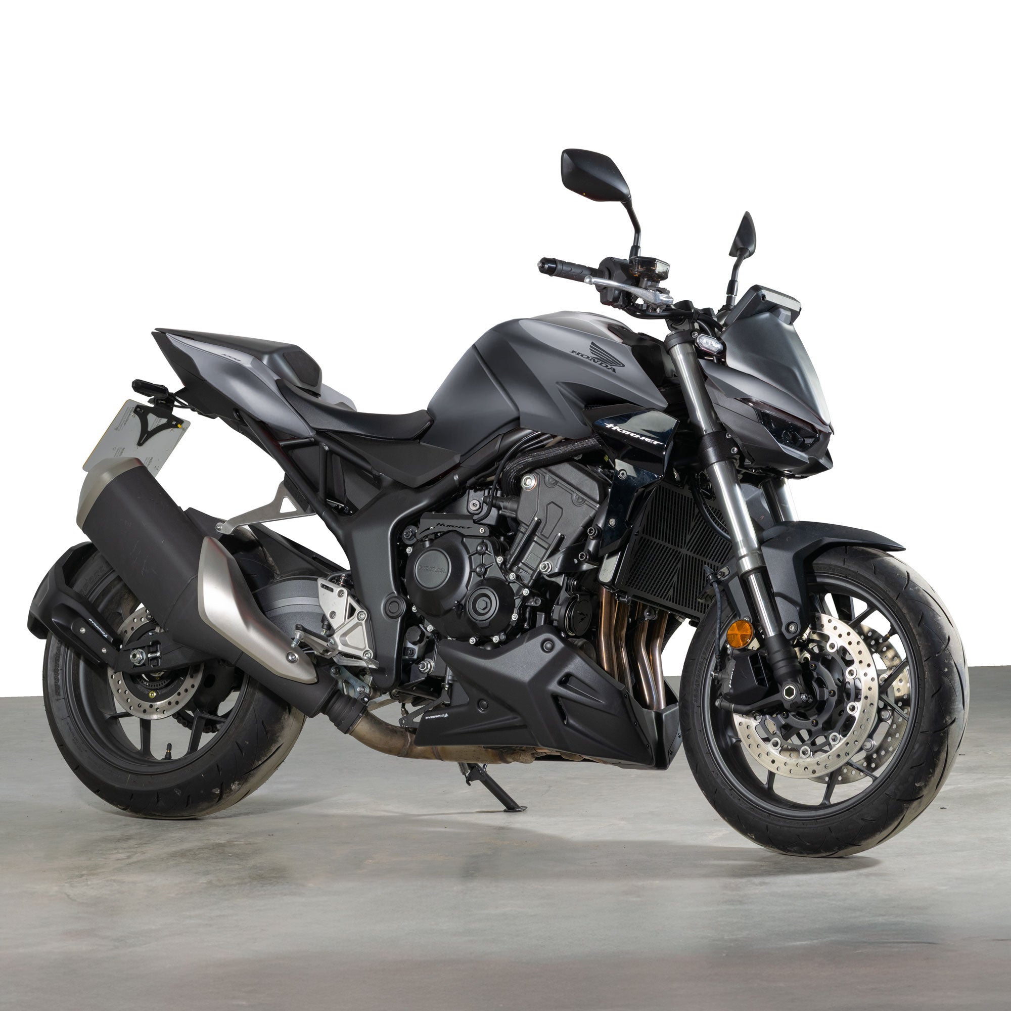 Pyramid Fly Screen | Matte Iridium Grey Metallic | Honda CB1000 Hornet 2025>Current -  Shop name