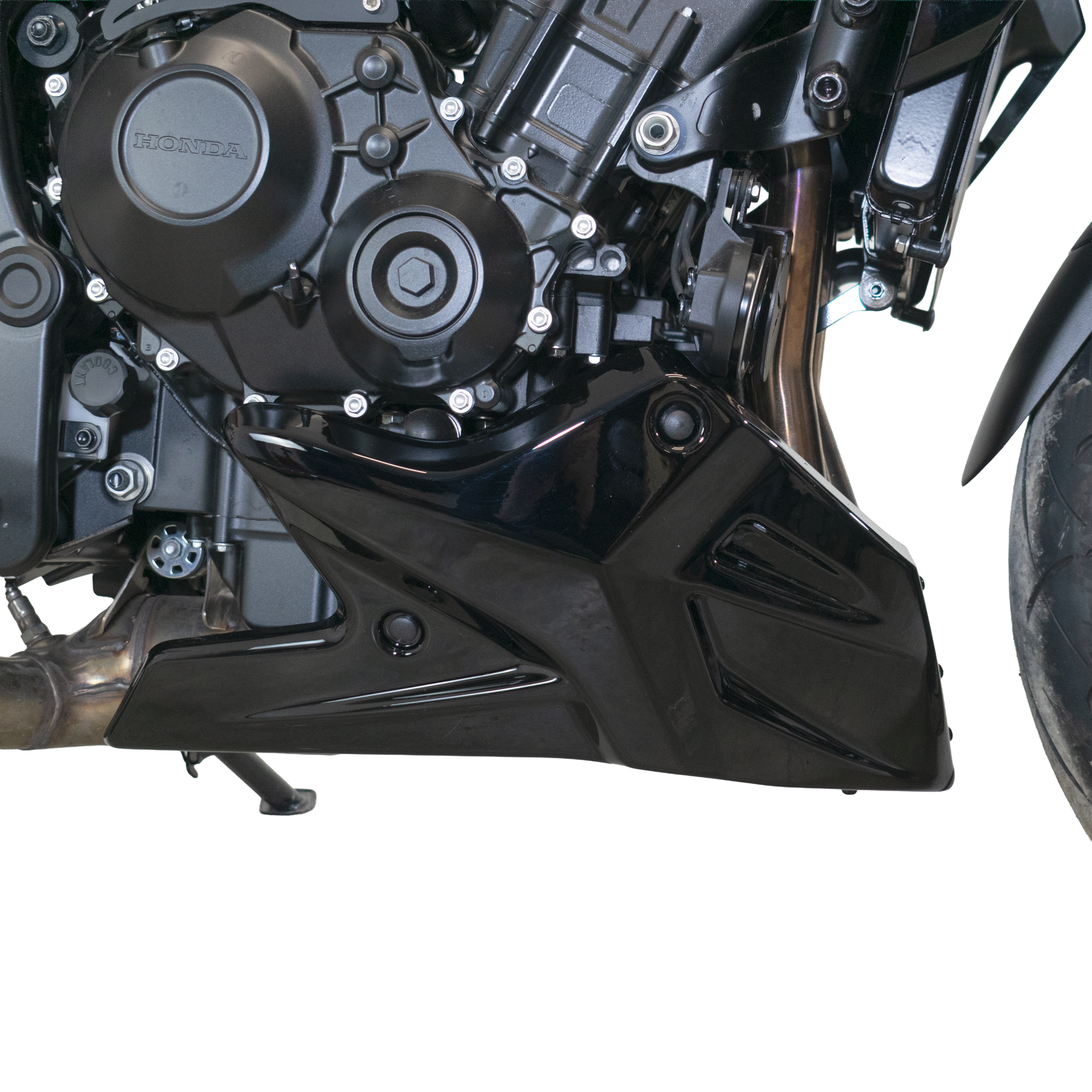 Pyramid Belly Pan | Graphite Black | Honda CB1000 Hornet inc SP 2025>Current -   Pyramid Motorcycle Accessories