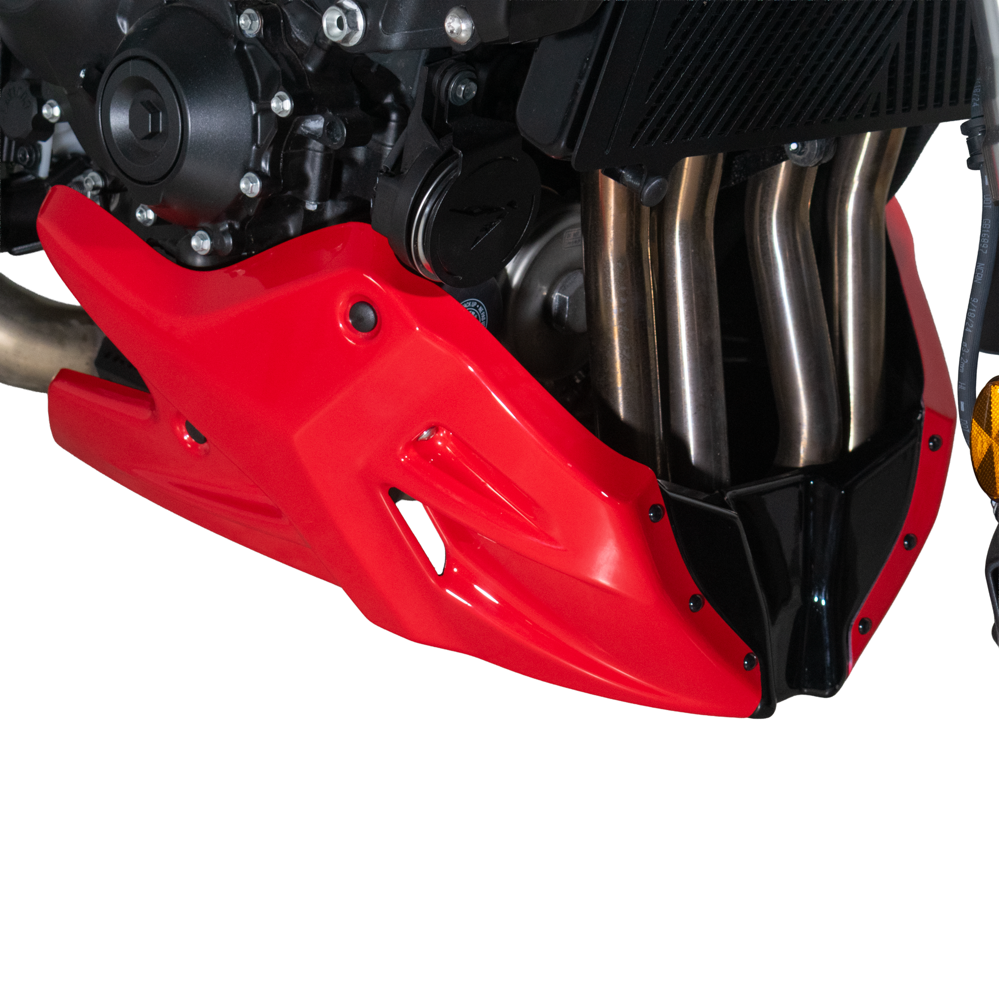 Pyramid Belly Pan | Pearl Glare White | Honda CB1000 Hornet 2025>Current -   Pyramid Motorcycle Accessories