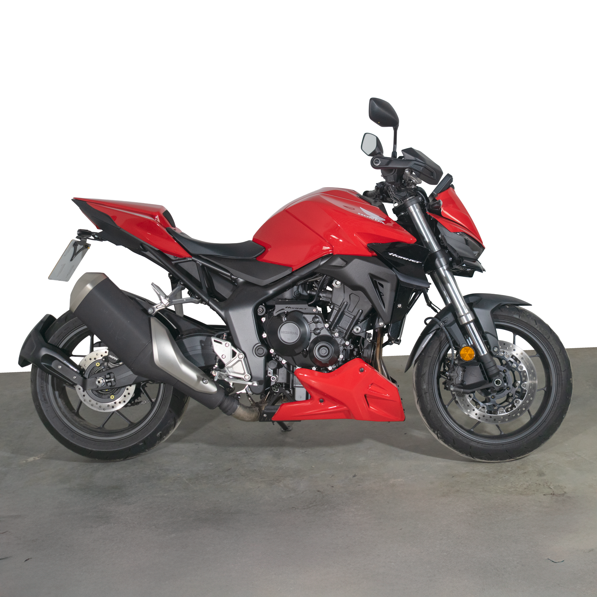 Pyramid Belly Pan | Pearl Glare White | Honda CB1000 Hornet 2025>Current -   Pyramid Motorcycle Accessories