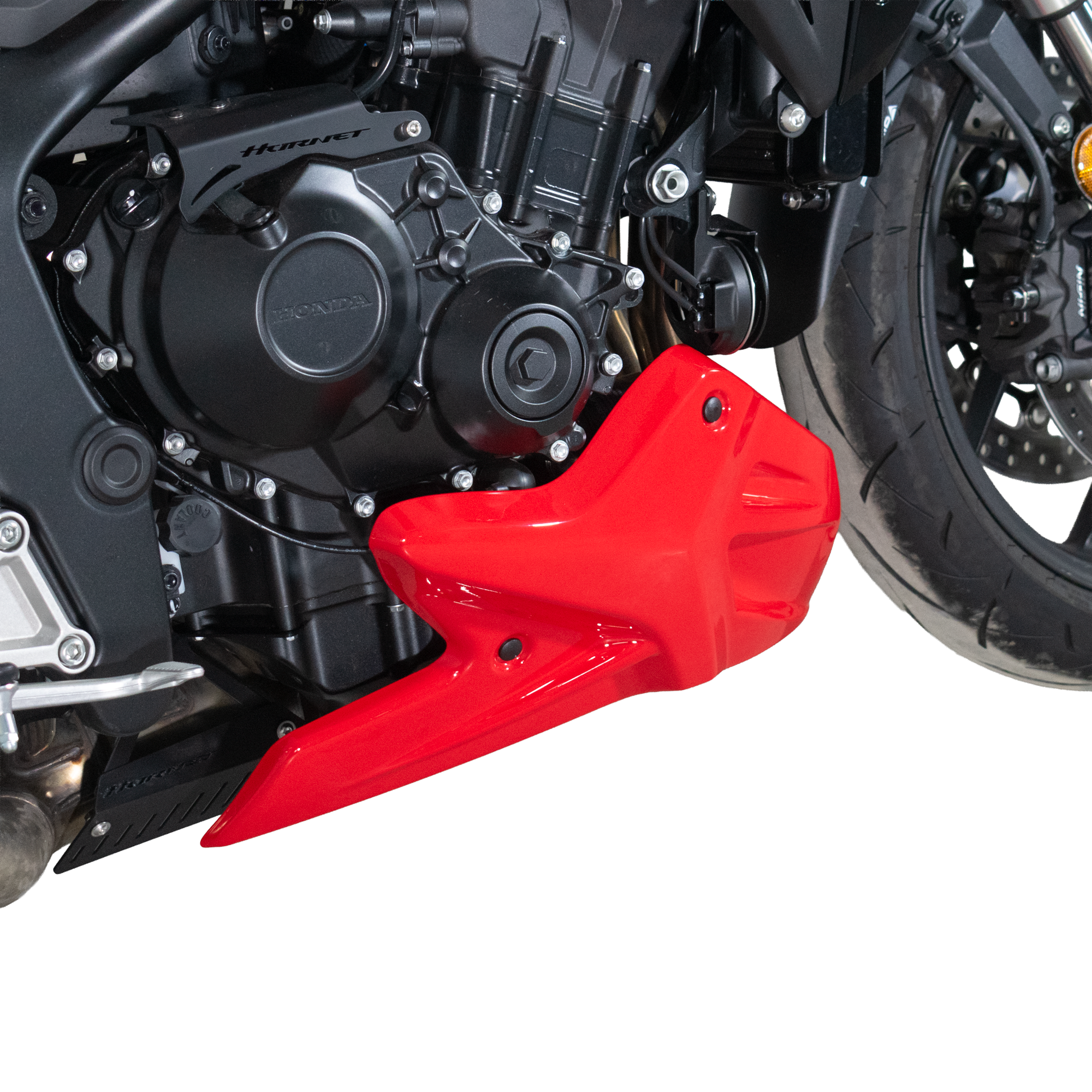 Pyramid Belly Pan | Pearl Glare White | Honda CB1000 Hornet 2025>Current -   Pyramid Motorcycle Accessories
